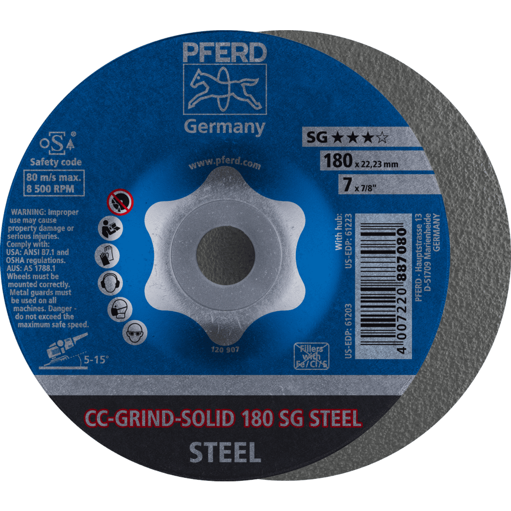 CC-GRIND SOLID 180 SG STEEL 4007220887080