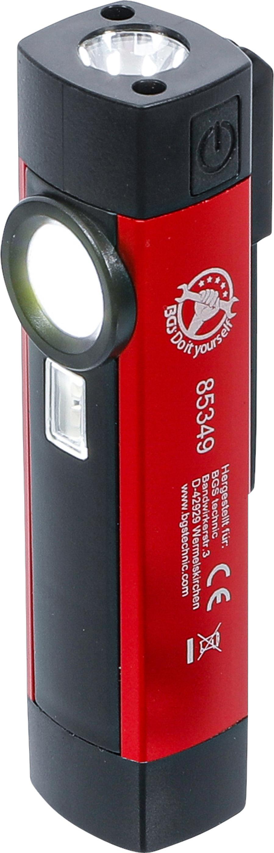 COB-LED / UV-Aluminium-Handleuchte | 1 W BGS85349