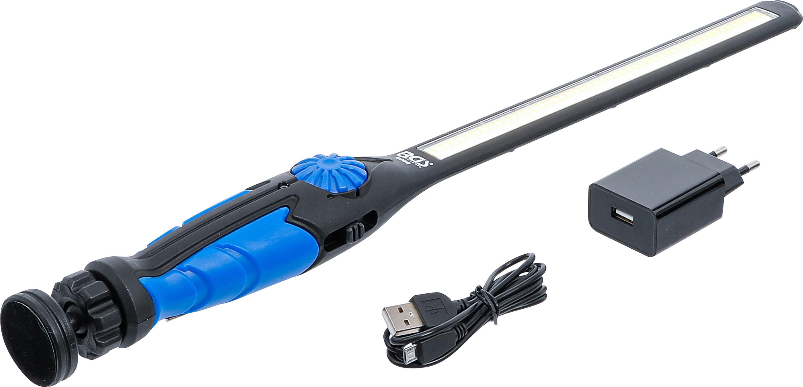 COB-LED-Arbeits-Handleuchte | LED Kaltweiß & Gelb | ultra flach BGS6660