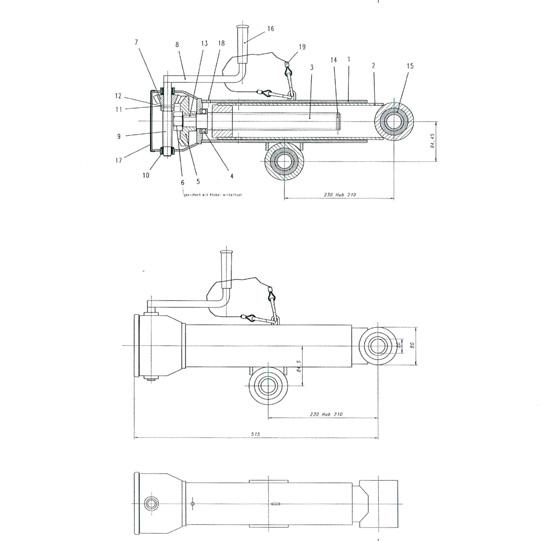 Deichselstütze Typ DST 1, feuerverzinkt 375161368 Suer
