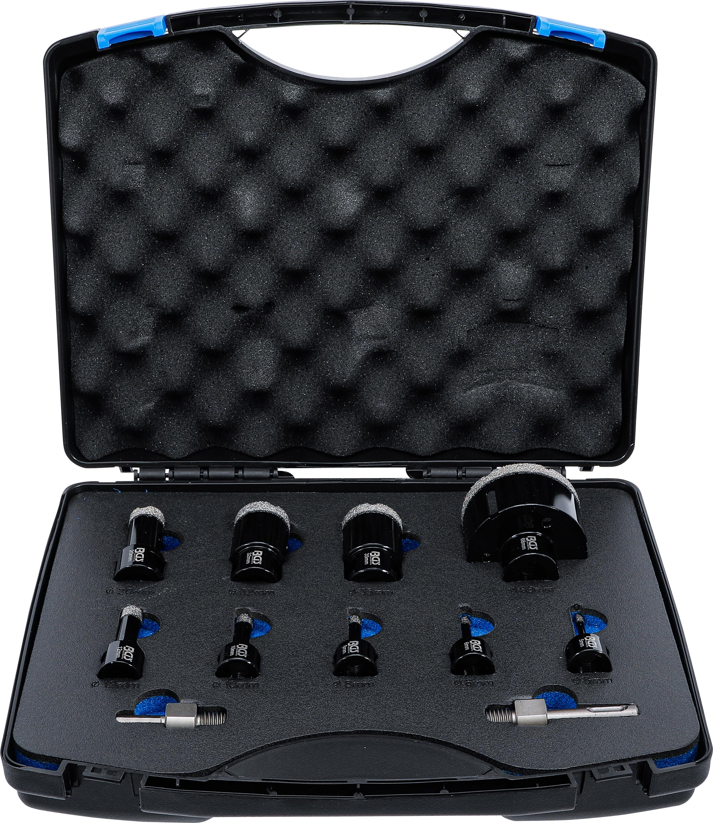 Diamant-Bohrkronen-Satz | 5 - 68 mm | 11-tlg. BGS74276