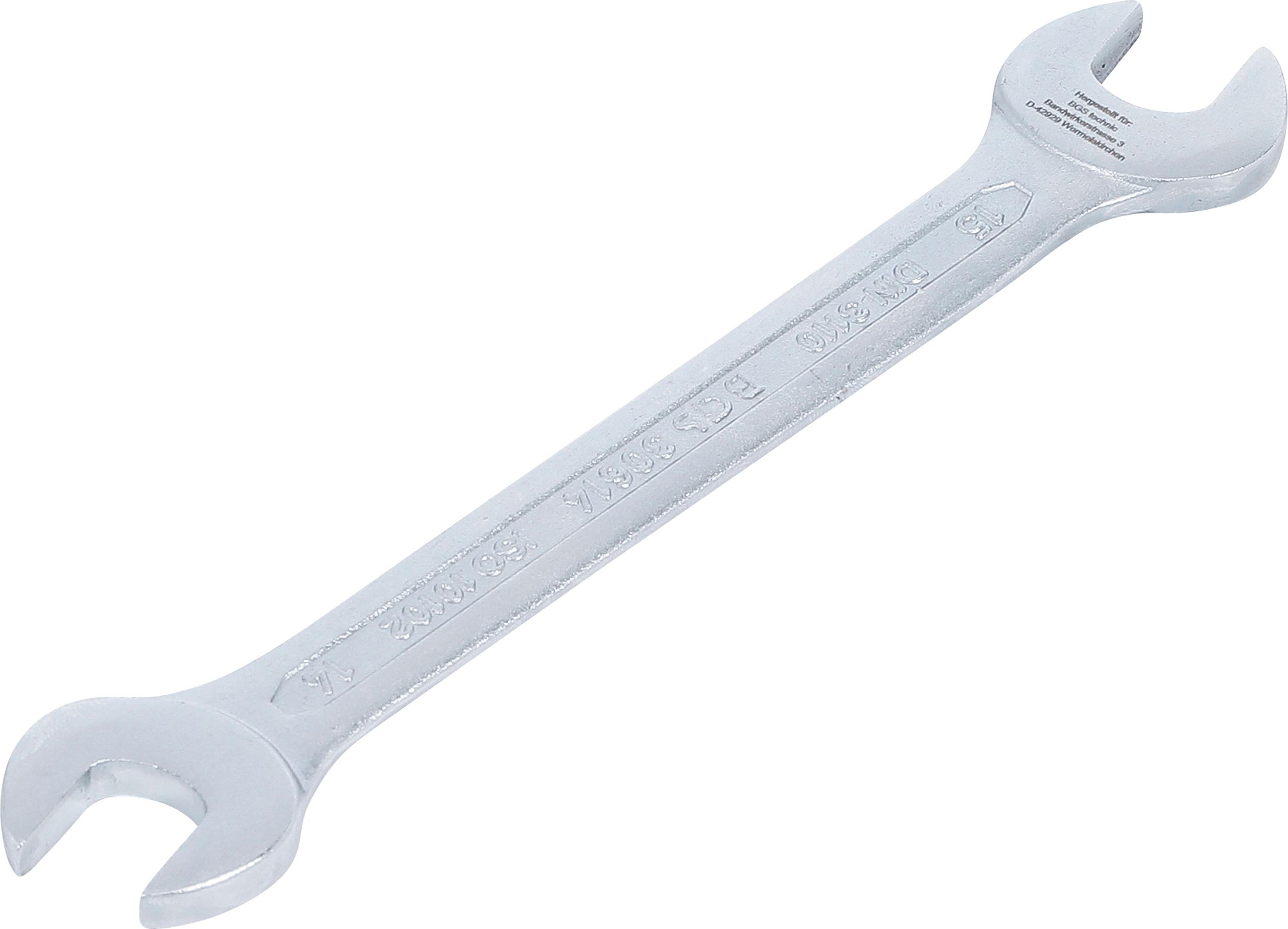 Doppel-Maulschlüssel | SW 14 x 15 mm BGS30614