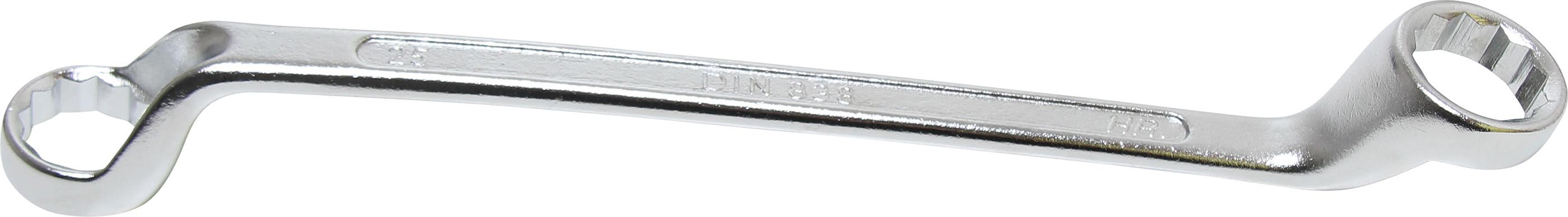 Doppel-Ringschlüssel, gekröpft | SW 25 x 28 mm BGS1214-25x28