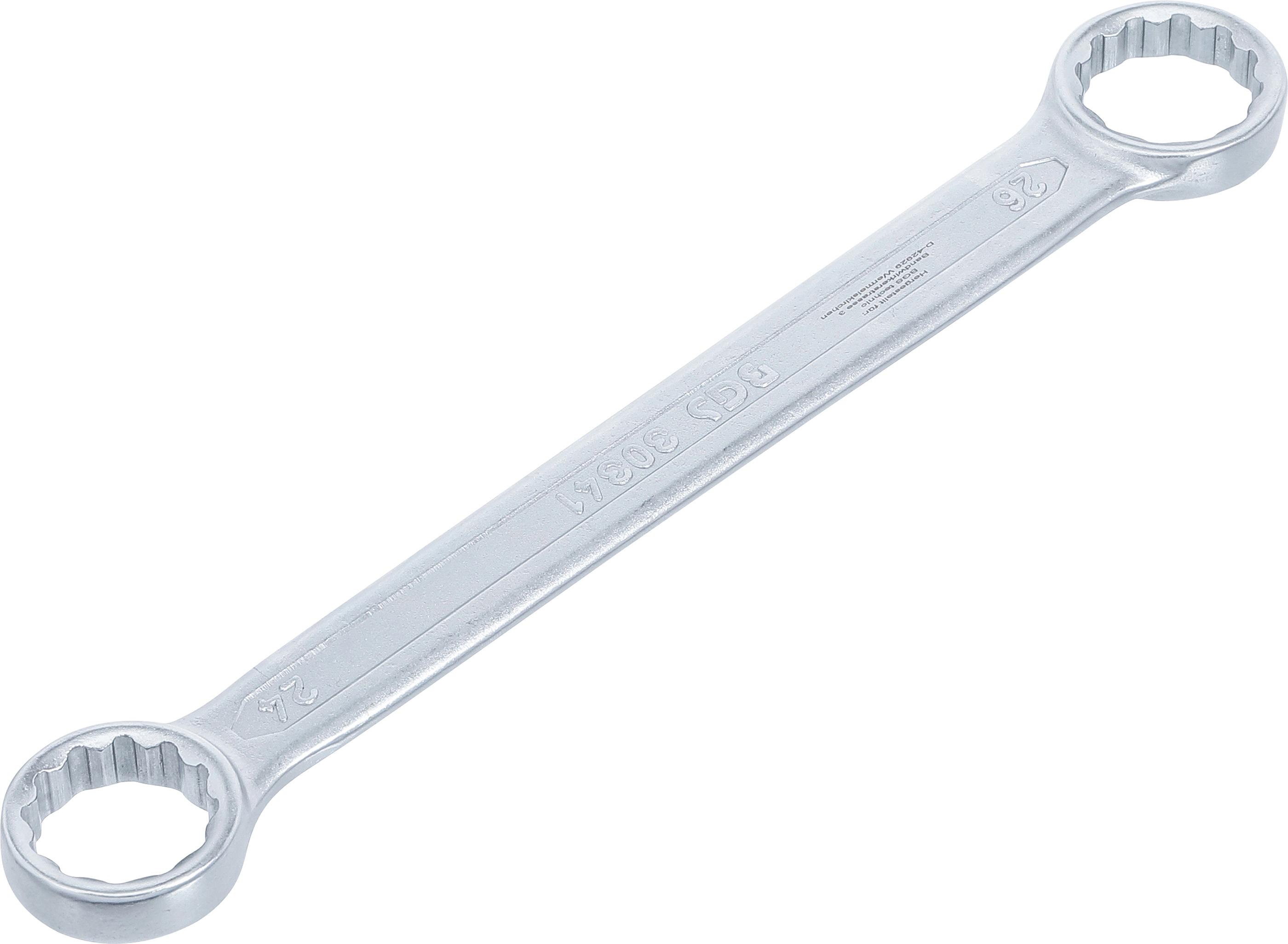 Doppel-Ringschlüssel | extra flach | SW 24 x 26 mm BGS30341