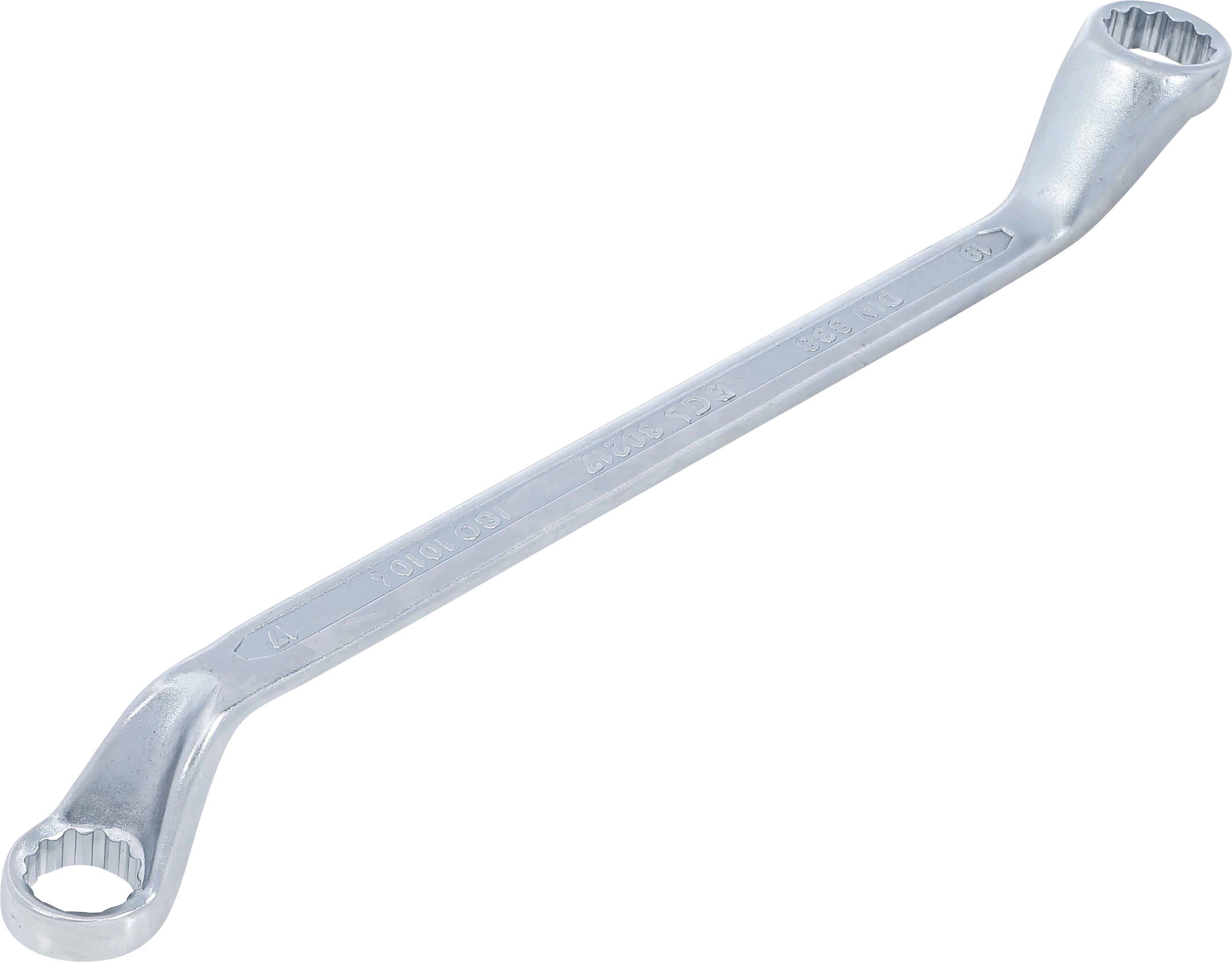 Doppel-Ringschlüssel | tief gekröpft | SW 17 x 19 mm BGS30217