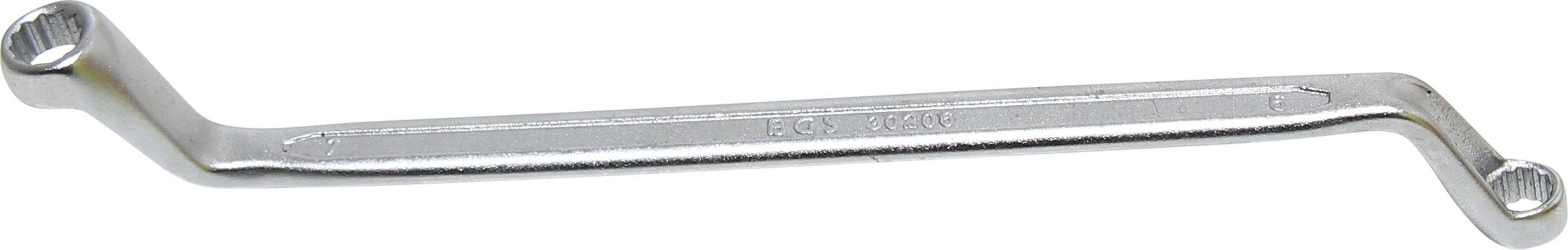 Doppel-Ringschlüssel | tief gekröpft | SW 6 x 7 mm BGS30206