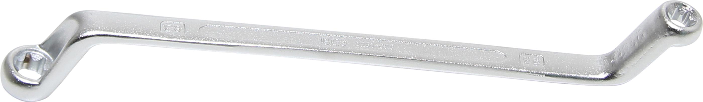 Doppel-Ringschlüssel mit E-Profil-Ringköpfen | gekröpft | SW E6 x E8 BGS2281-6X8