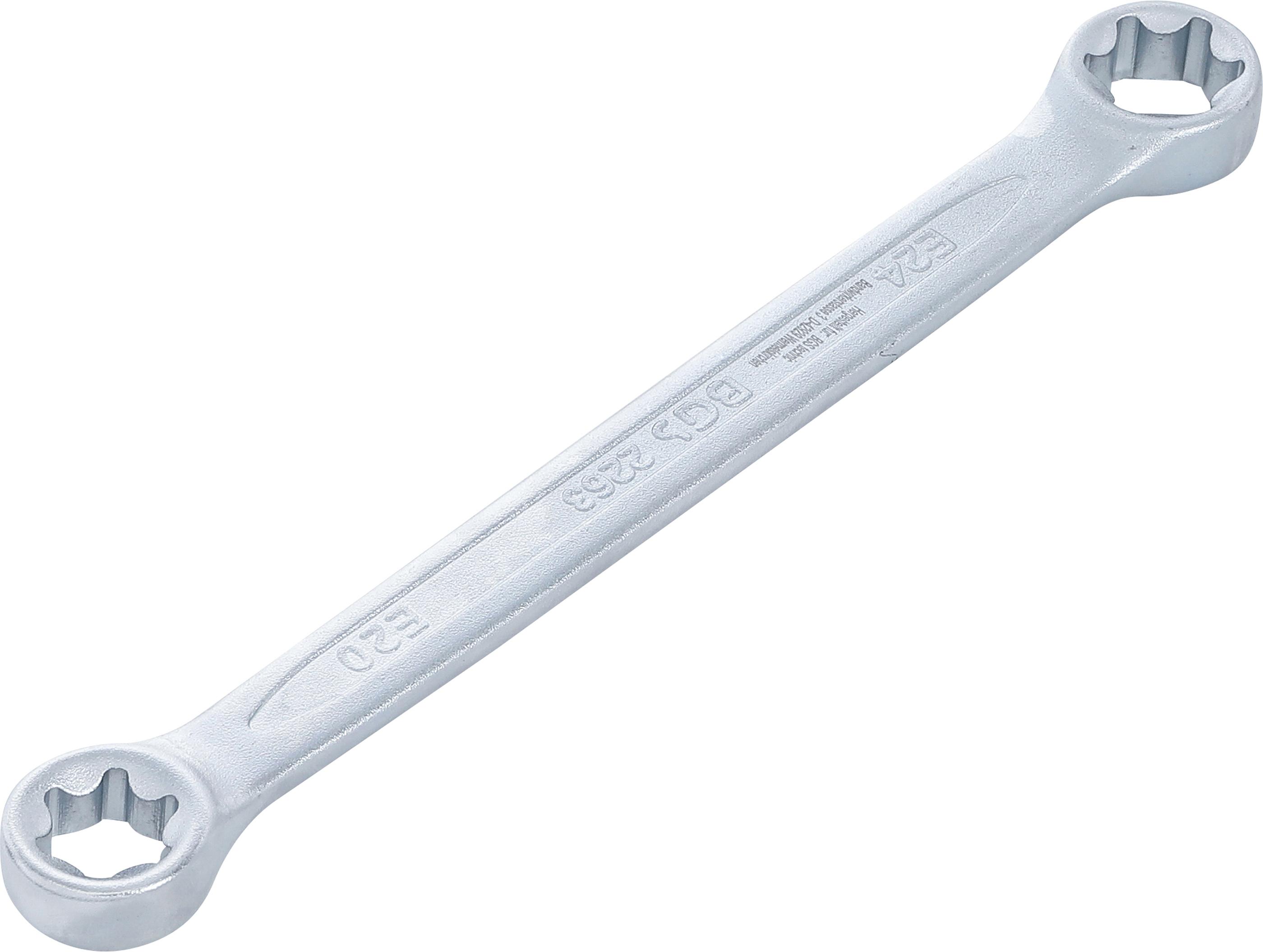 Doppel-Ringschlüssel mit E-Profil-Ringköpfen | SW E20 x E24 BGS2263