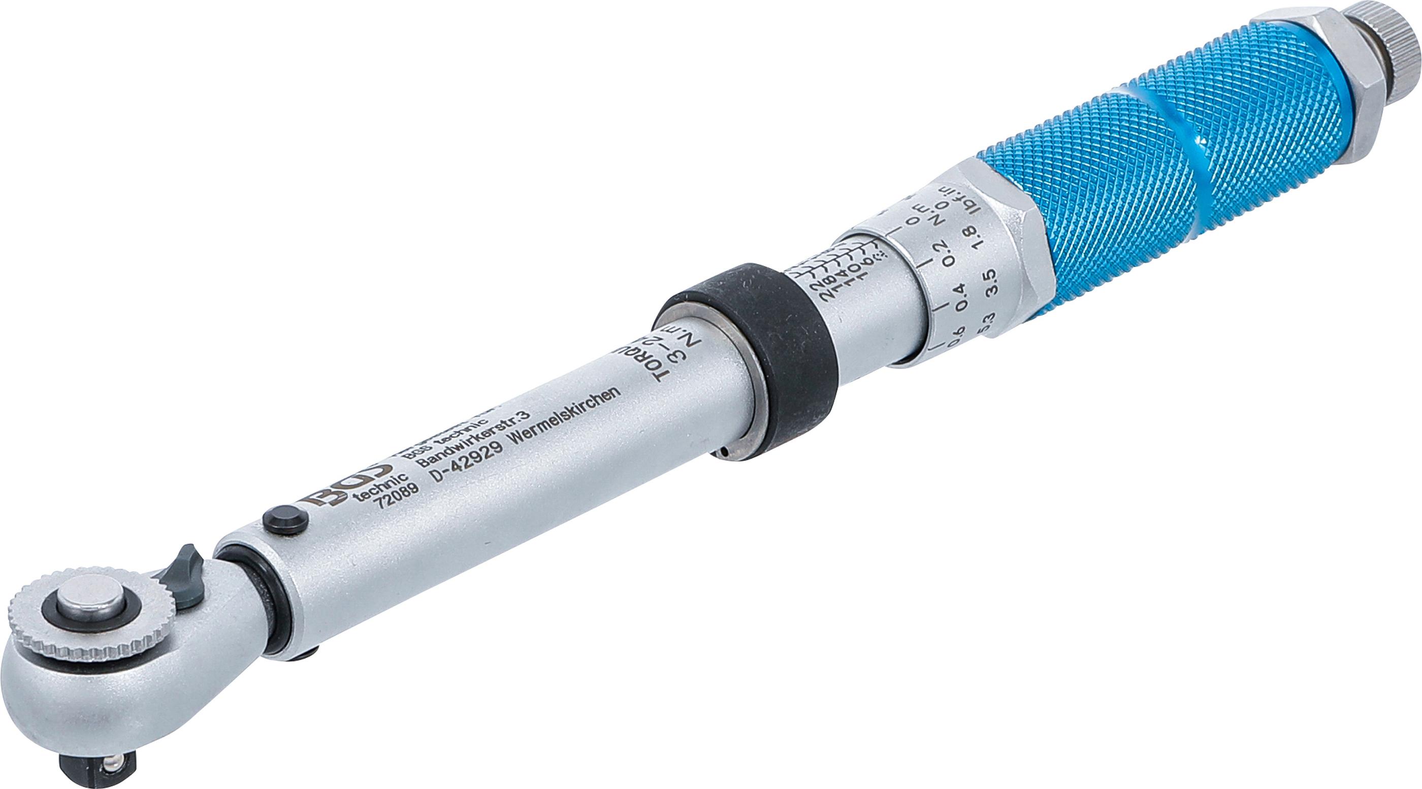 Drehmomentschlüssel | Abtrieb Außenvierkant 6,3 mm (1/4") | 3 - 24 Nm BGS72089