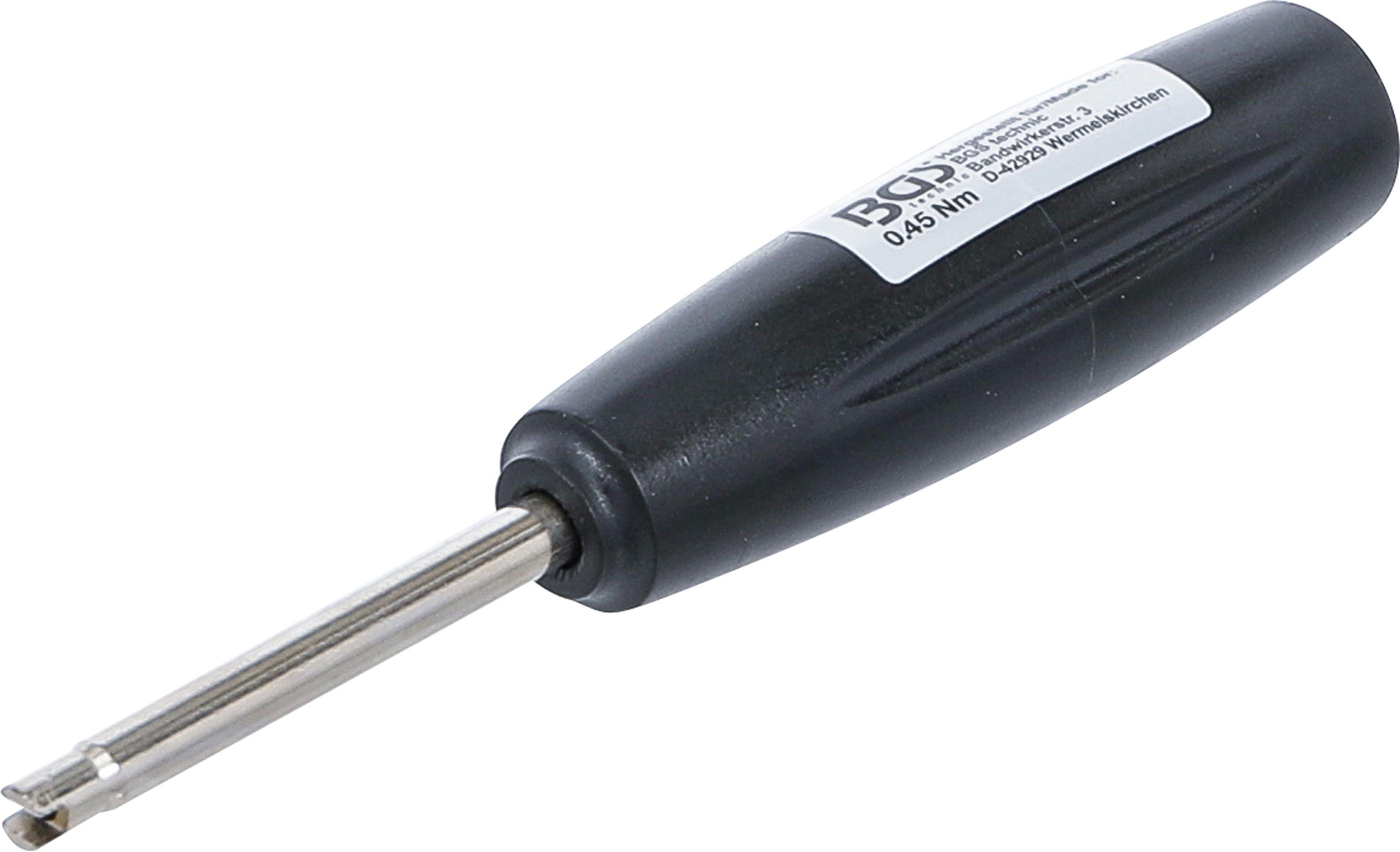 Drehmomentschrauber für Ventil-Einsätze | 0,45 Nm BGS1551