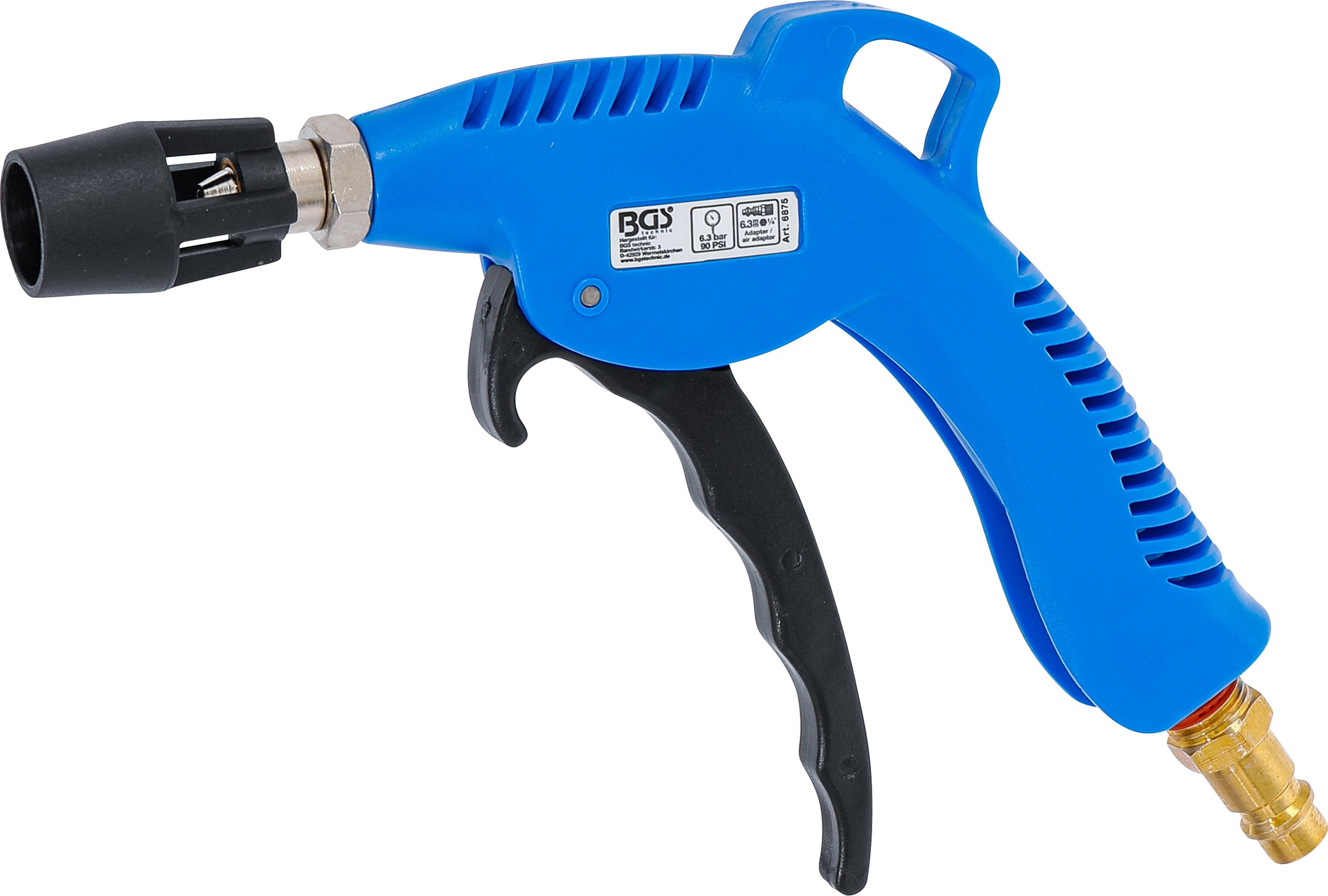 Druckluft-Ausblaspistole | mit Turbo Venturidüse BGS6875