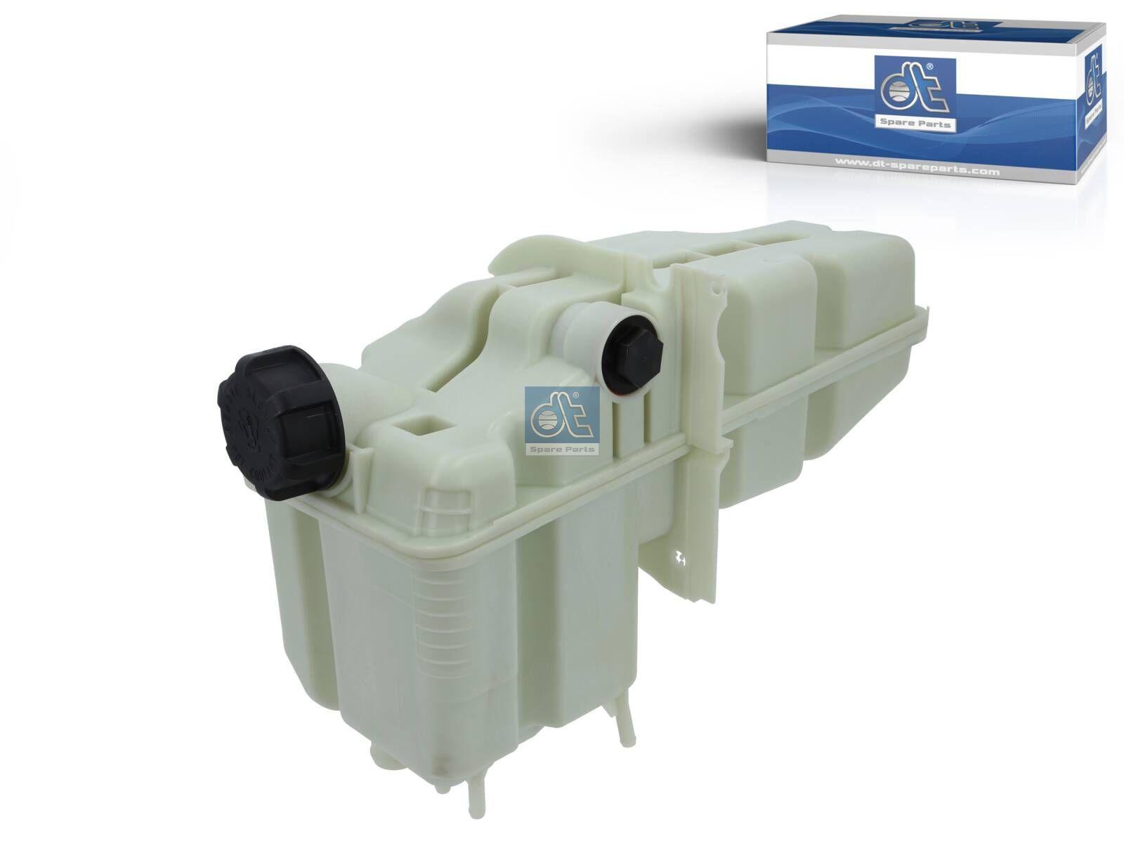 DT Spare Parts 1.11295 Ausdehnungsgefäß, mit Deckeln, mit Sensor passend für Scania