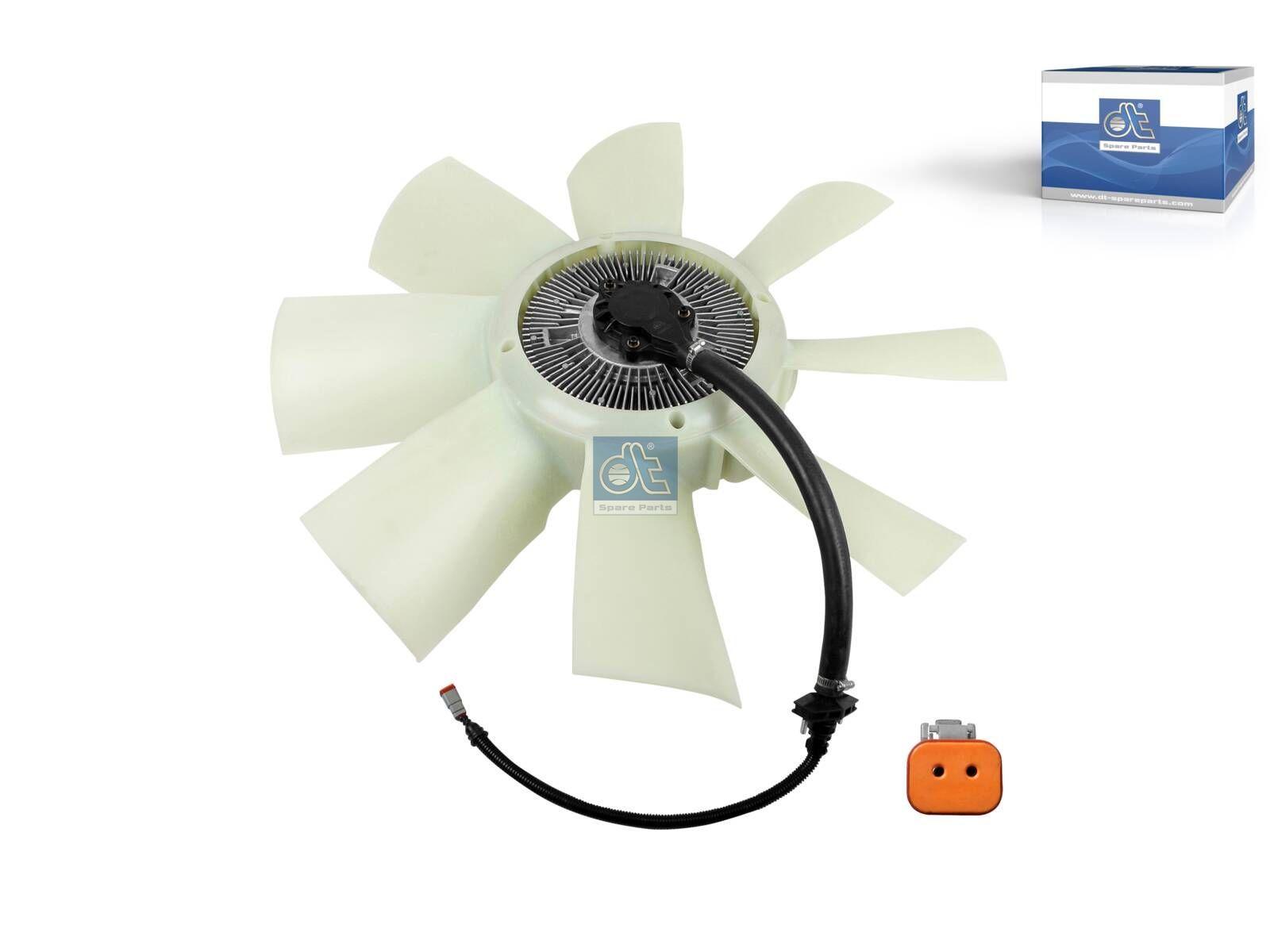 DT Spare Parts 1.11328 Lüfter mit Kupplung, elektrisch, D: 750 mm passend für Scania