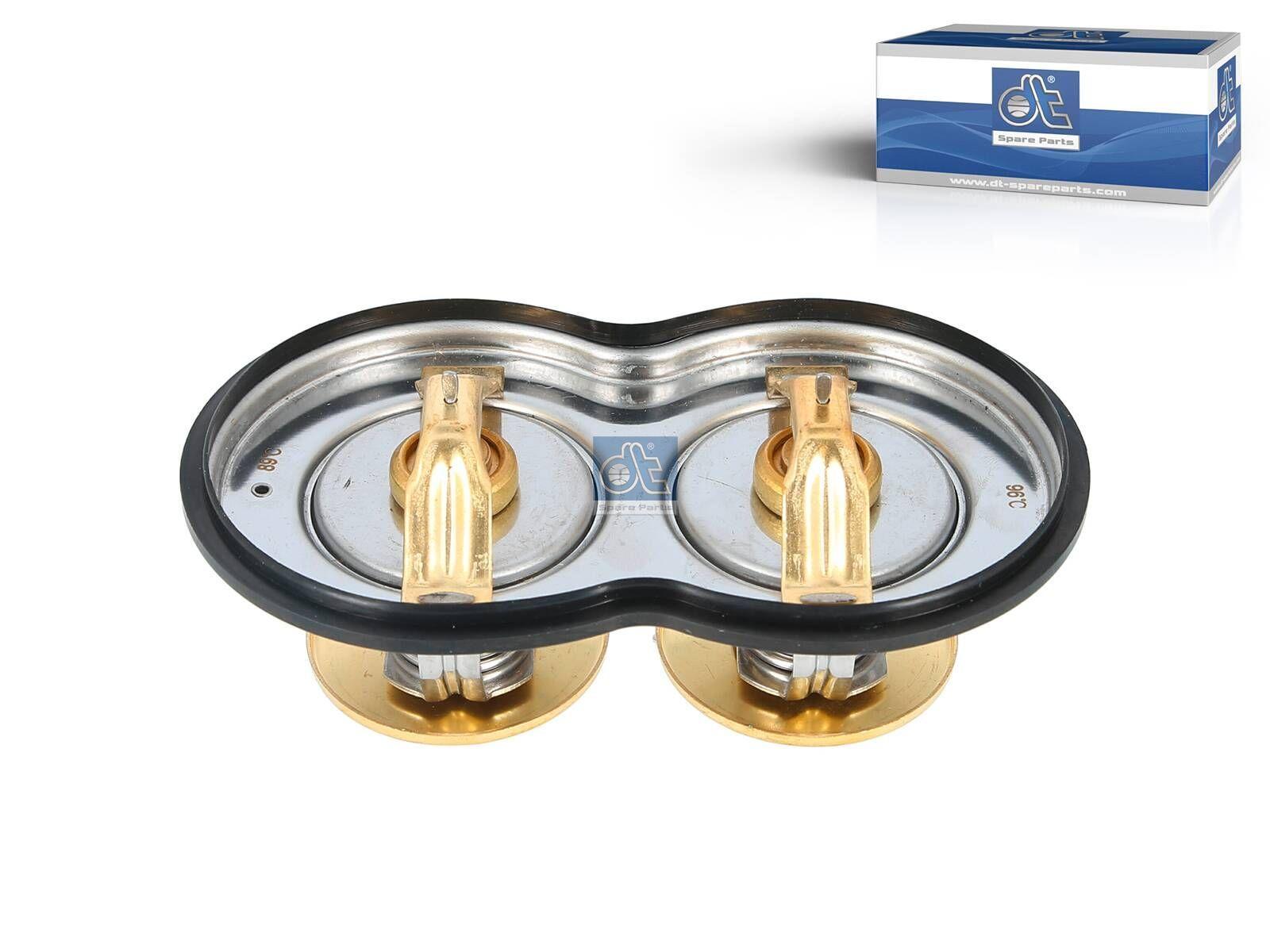 DT Spare Parts 1.11404 Thermostat, mit Dichtung, 96 °C, 89 °C passend für Scania