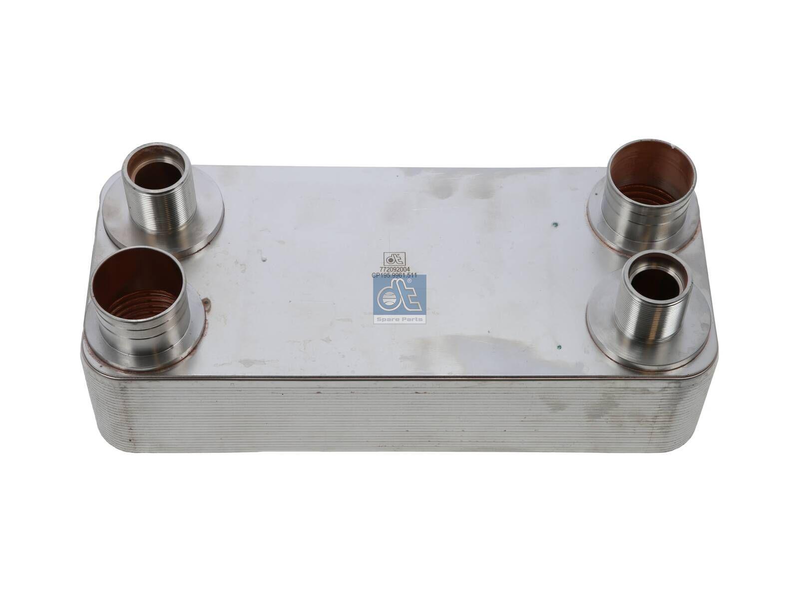 DT Spare Parts 1.14511 Ölkühler, Getriebe, L: 411 mm, W: 176 mm, T: 92 mm passend für Scania