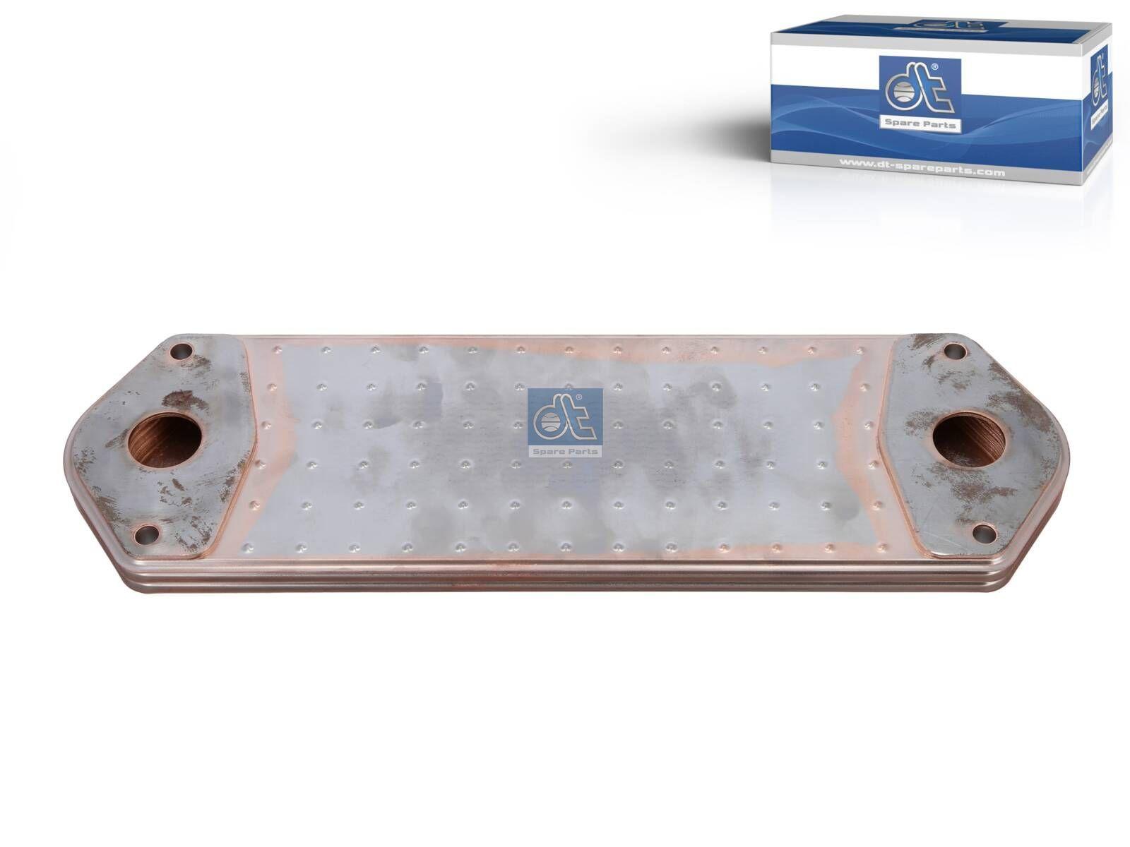 DT Spare Parts 1.14946 Ölkühler, L: 394 mm, W: 120 mm, T: 24,5 mm, 3 layer passend für Scania
