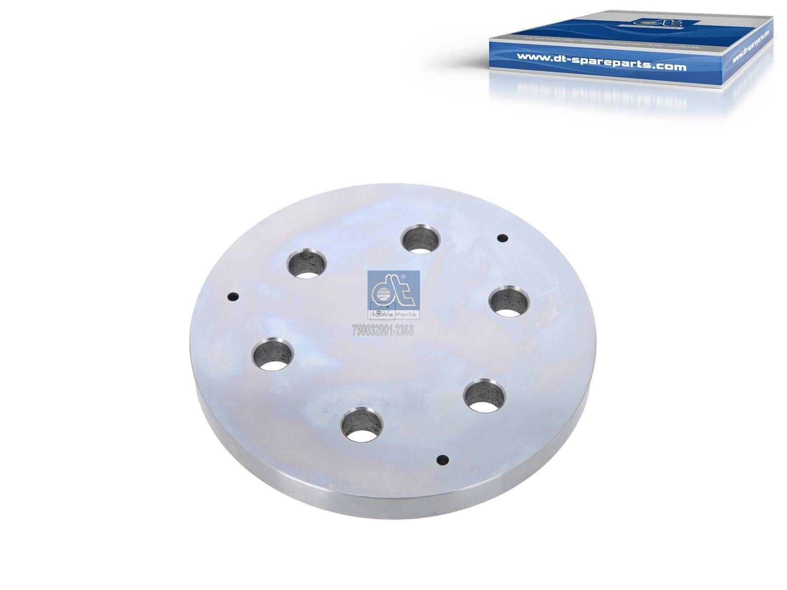 DT Spare Parts 1.16370 Druckscheibe, D: 135 mm, b: 12,5 mm, P: 82 mm, S: 13 mm passend für Scania