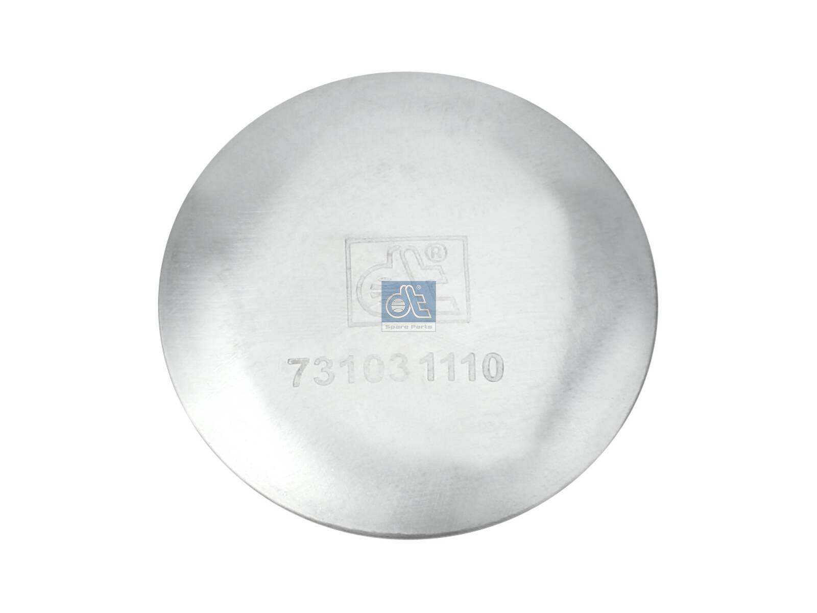 DT Spare Parts 1.16383 Scheibe, D: 68 mm, H: 8,5 mm passend für Scania
