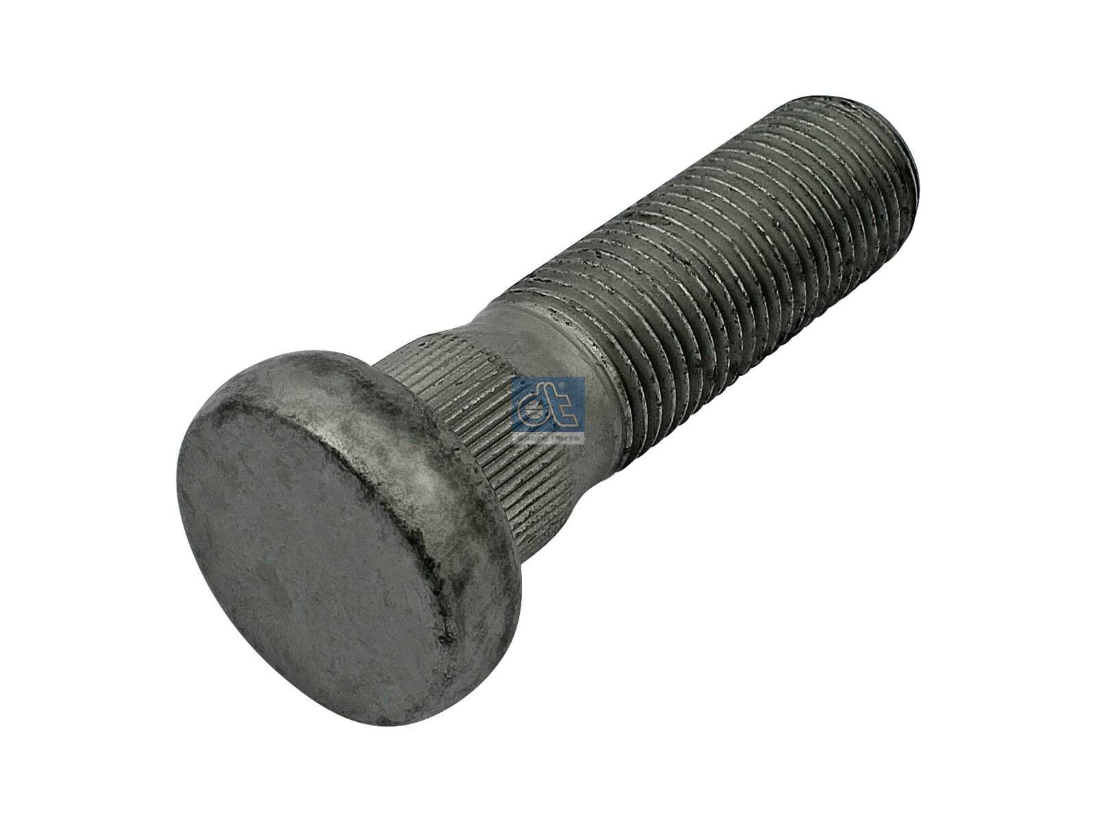 DT Spare Parts 1.17377 Radbolzen, 7/8 x 11 BSF, LTh: 58 mm, Lu: 81 mm, D: 37 mm, 10.9" passend für Scania