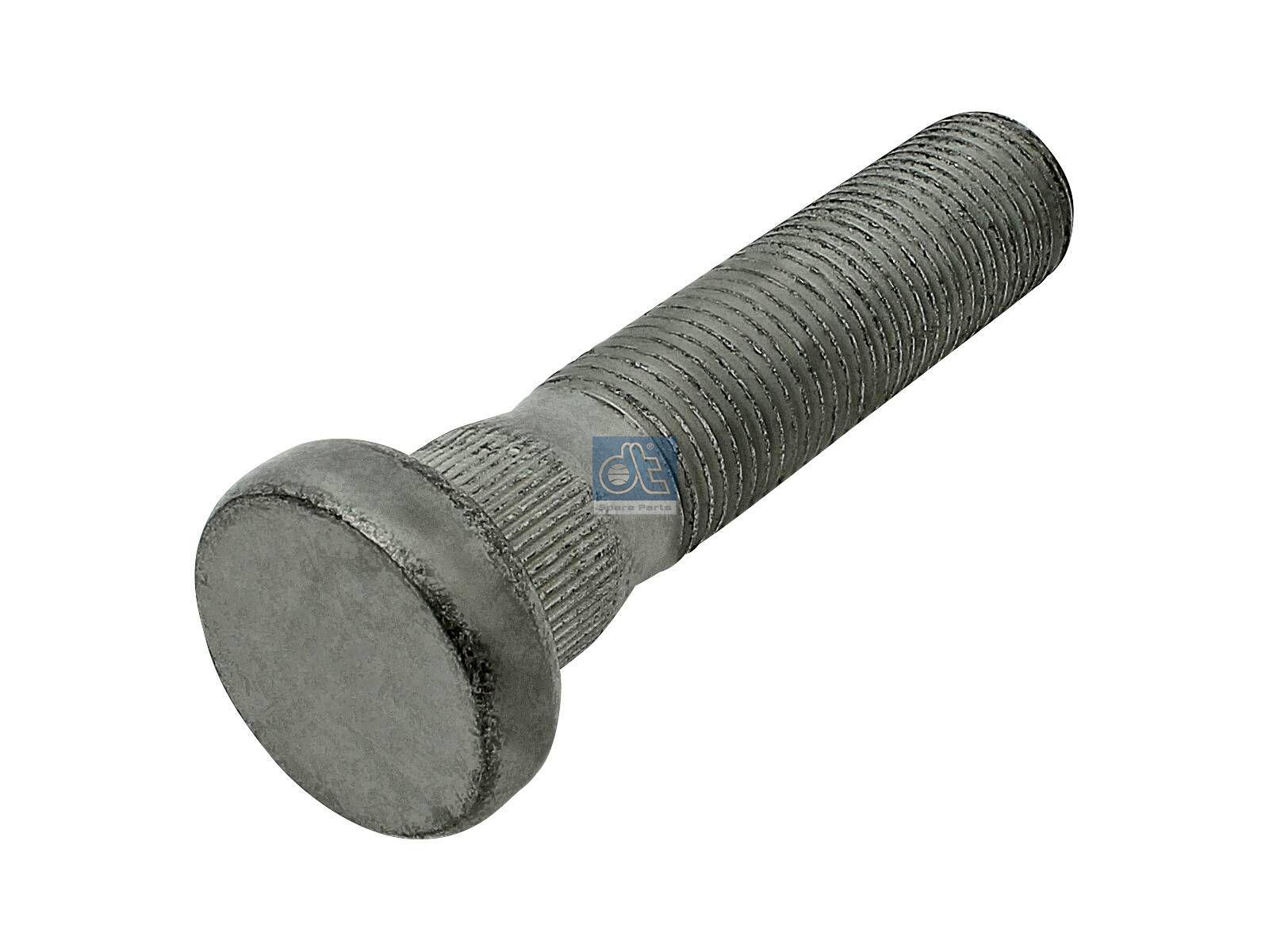 DT Spare Parts 1.17378 Radbolzen, 7/8 x 11 BSF, LTh: 80 mm, Lu: 102 mm, D: 37 mm, 10.9" passend für Scania