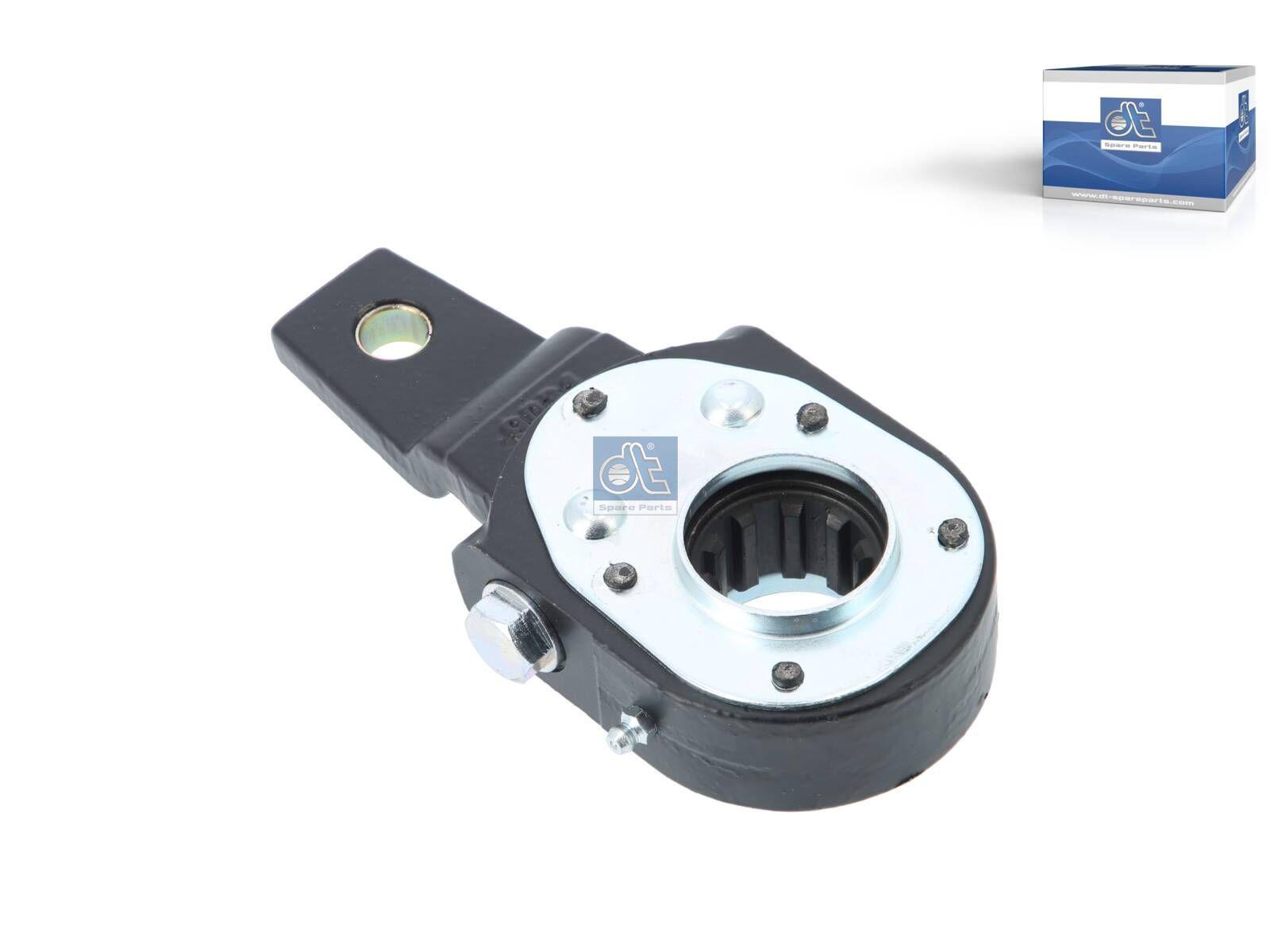 DT Spare Parts 1.18113 Gestängesteller, manuell, rechts, SAE 1 1/2'' 10, b: 16 mm, Lb: 130 mm, Ol: 15,9 mm, 10 teeth passend für Scania