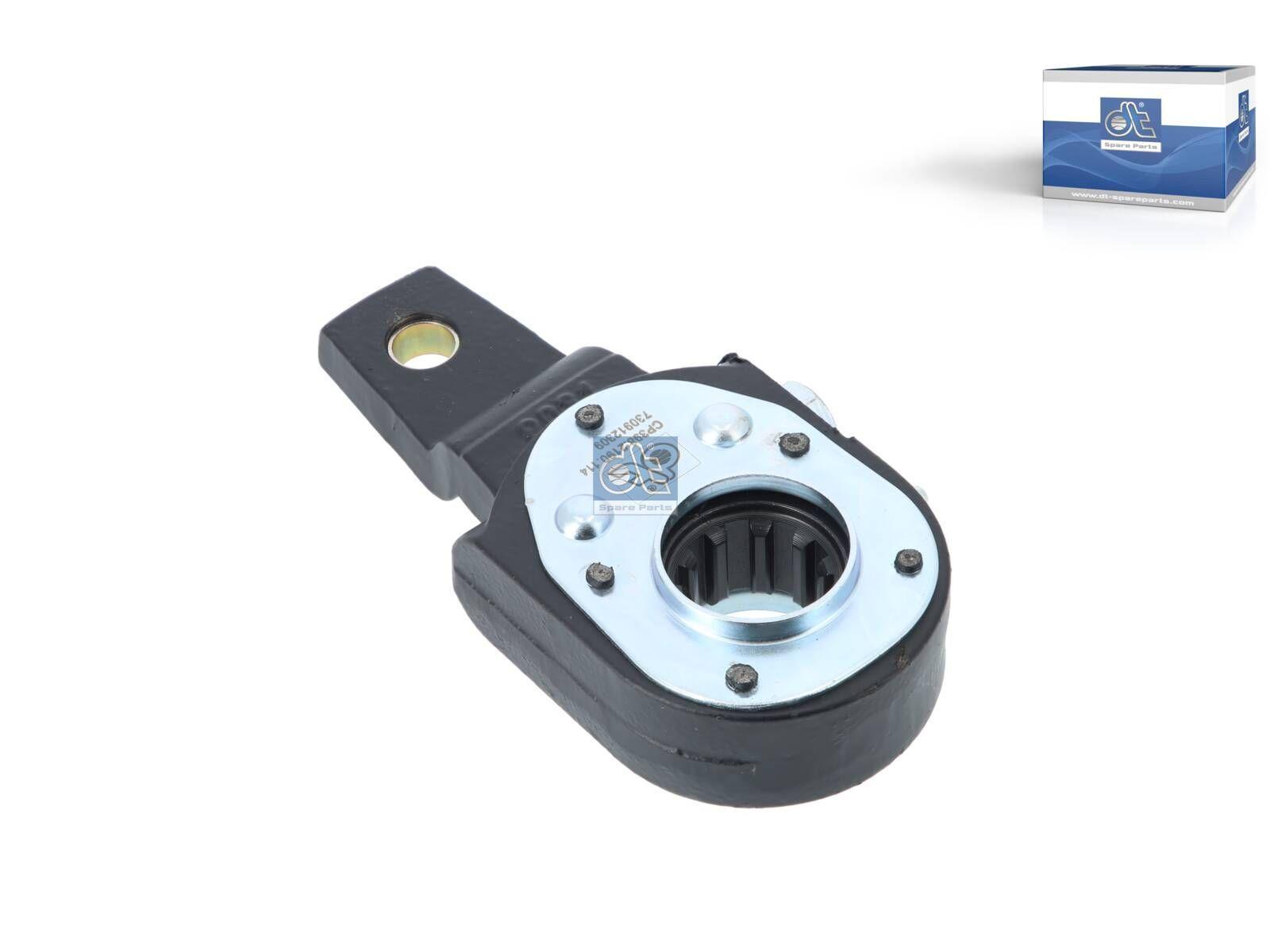 DT Spare Parts 1.18114 Gestängesteller, manuell, links, SAE 1 1/2'' 10, b: 16 mm, Lb: 130 mm, Or: 15,9 mm, 10 teeth passend für Scania