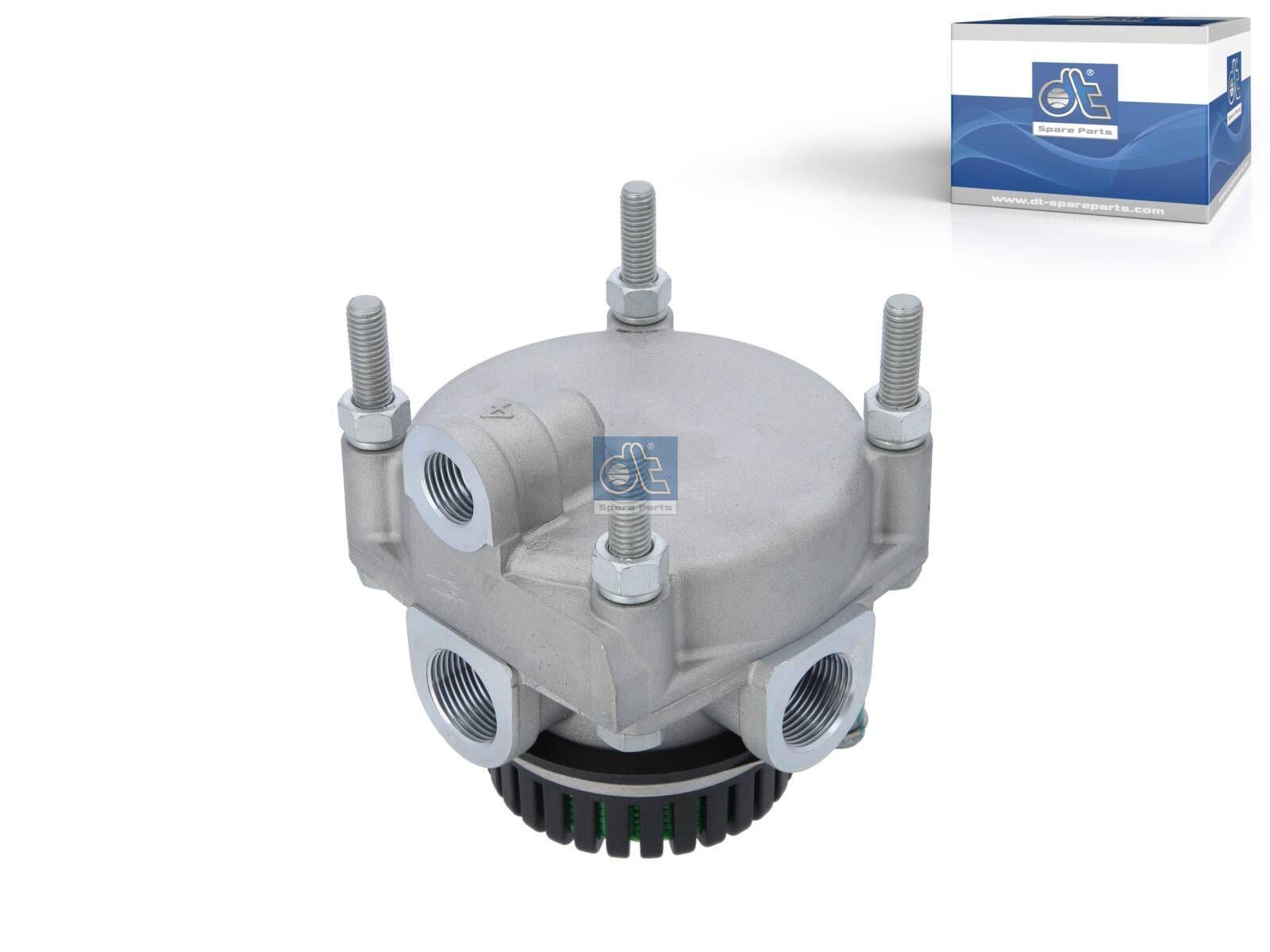 DT Spare Parts 1.18658 Relaisventil, M16 x 1,5, M22 x 1,5, max. 10,2 bar passend für Scania