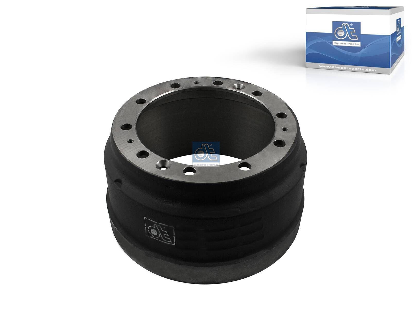 DT Spare Parts 1.18711 Bremstrommel, D: 413 mm, 10 bores, b: 23,5 mm, P: 335 mm, d: 295 mm, H: 275,5 mm, B: 214 mm passend für Scania