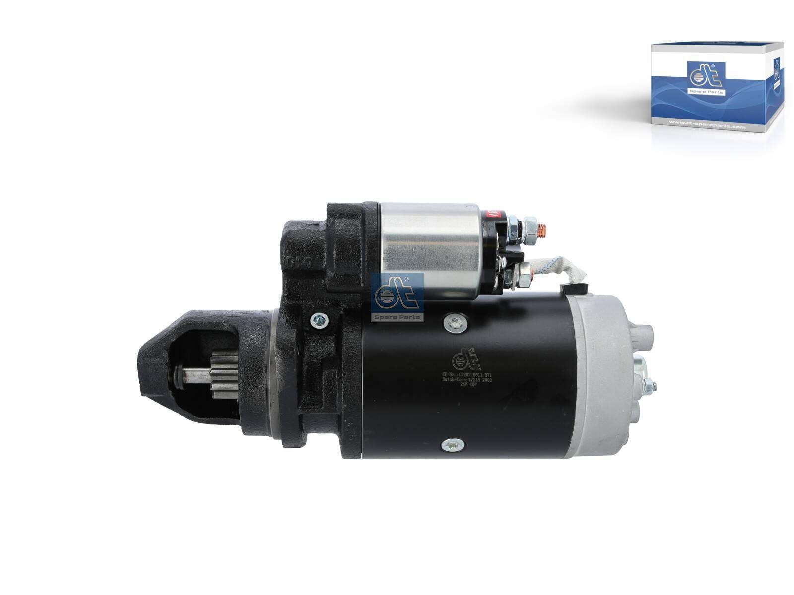 DT Spare Parts 1.21371 Anlasser, 24 V, 4 kW passend für Multimarken