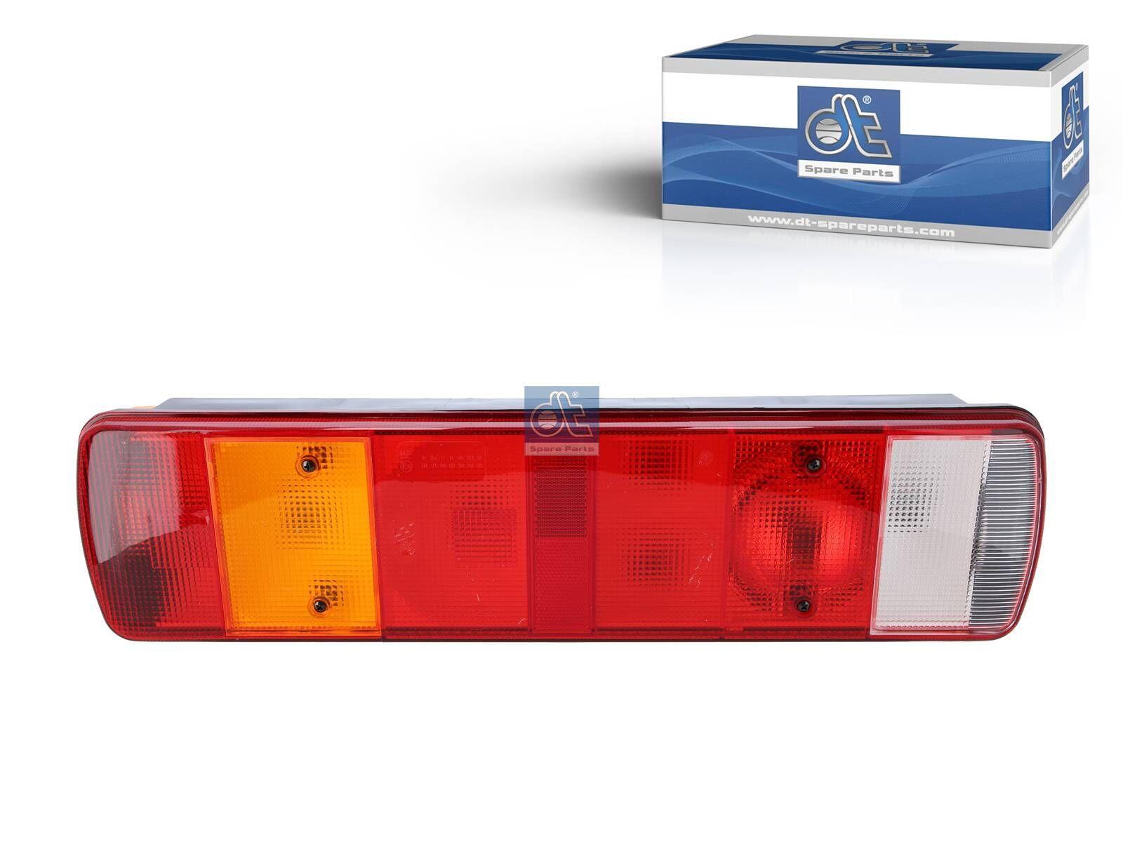 DT Spare Parts 1.21426 Rückleuchte, links, 24 V, Lb: 152 mm, M8, L: 515 mm, H: 130 mm, T: 80 mm passend für Scania