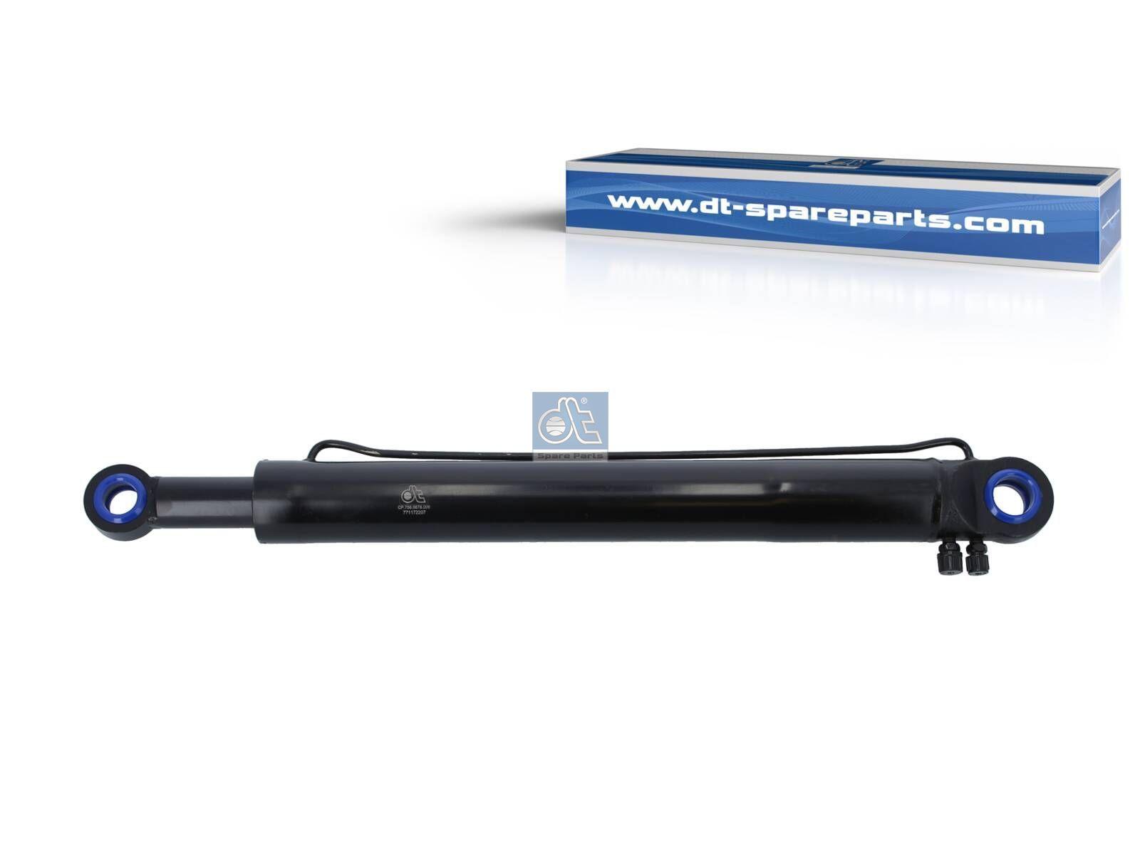 DT Spare Parts 1.23006 Hydraulikzylinder, D1: 38 mm, D2: 59 mm, b1: 25 mm, b2: 30 mm, M12 x 1,5, M14 x 1,5, L: 650 mm, 280 bar, Ls: 419 mm passend für Scania