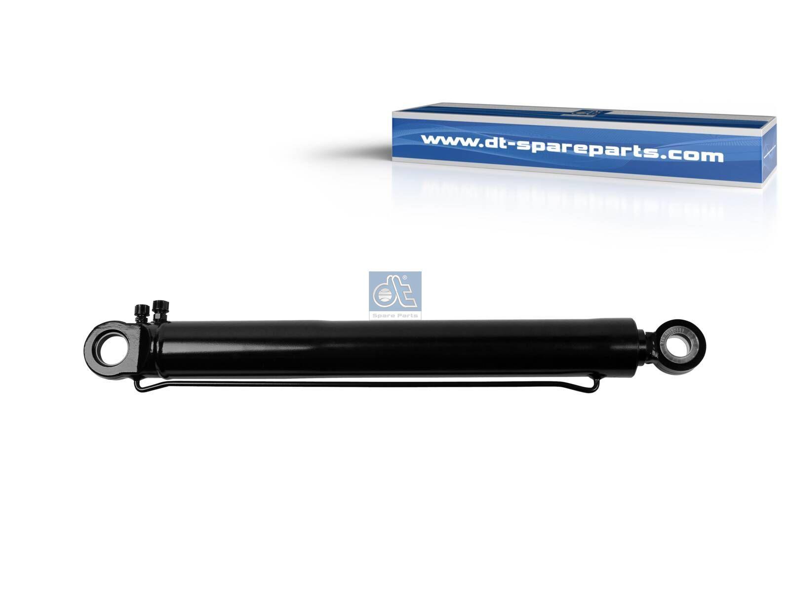 DT Spare Parts 1.23008 Hydraulikzylinder, D1: 38 mm, D2: 59 mm, b1: 25 mm, b2: 33 mm, M12 x 1,5, M14 x 1,5, L: 581 mm, 280 bar, Ls: 404 mm passend für Scania