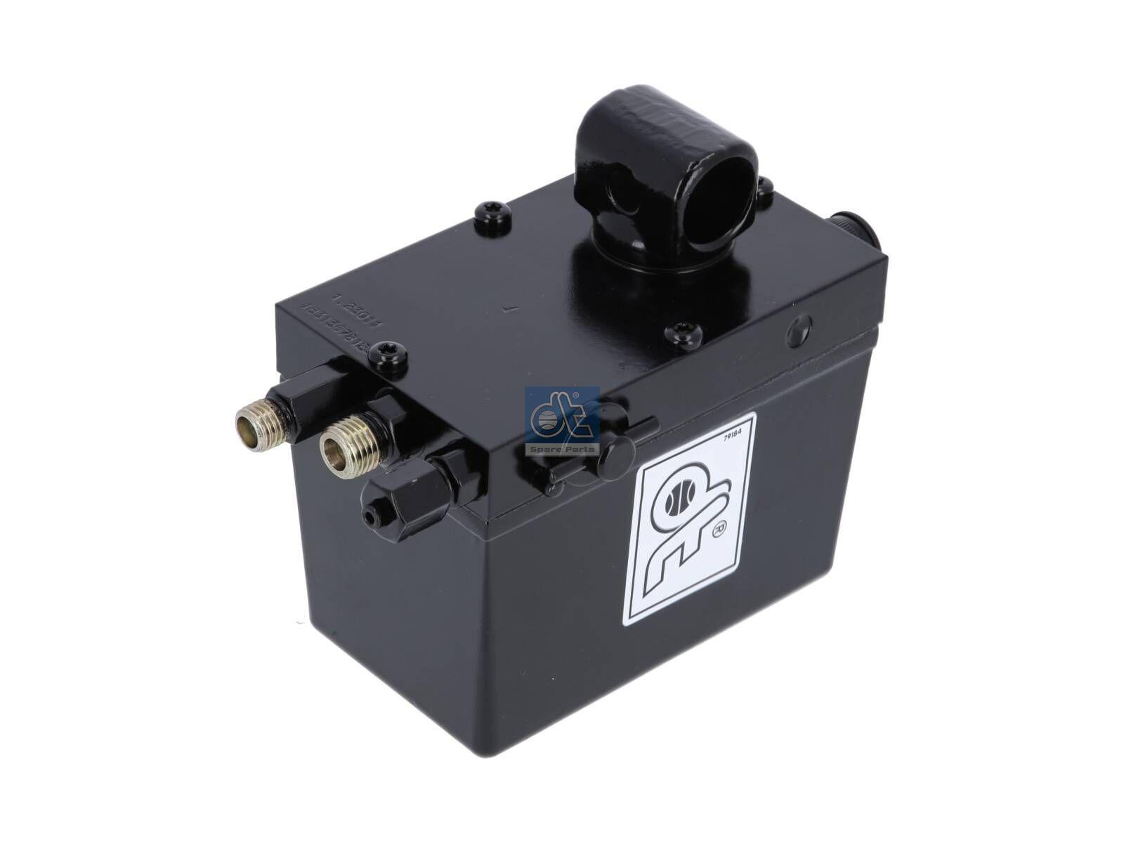 DT Spare Parts 1.23011 Hydraulikpumpe, 250 ml, M12 x 1,5, M14 x 1,5, L: 130 mm, W: 80 mm, H: 101 mm, 280 bar, Pov: 370 bar passend für Scania