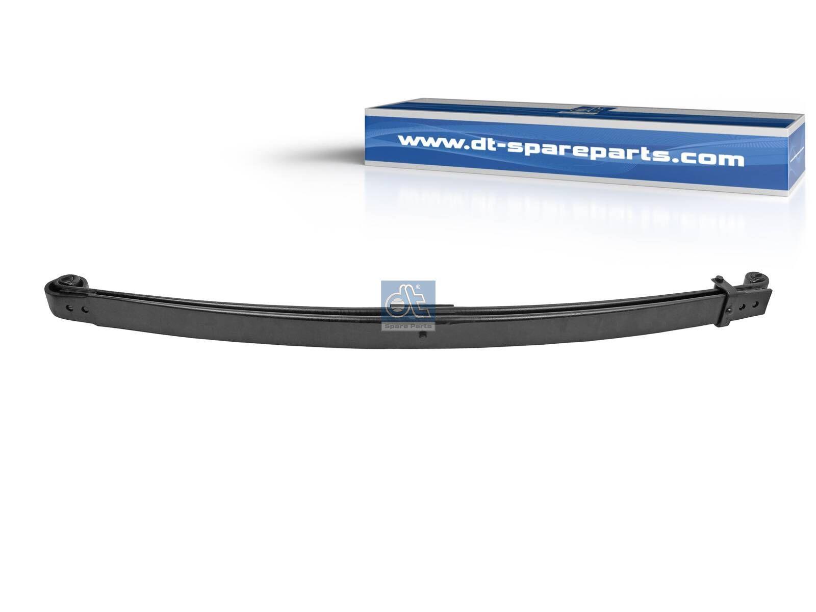 DT Spare Parts 1.25281 Blattfeder, d: 36 mm, L: 1838 mm, W: 90 mm, H: 70 mm, 2x32 passend für Scania