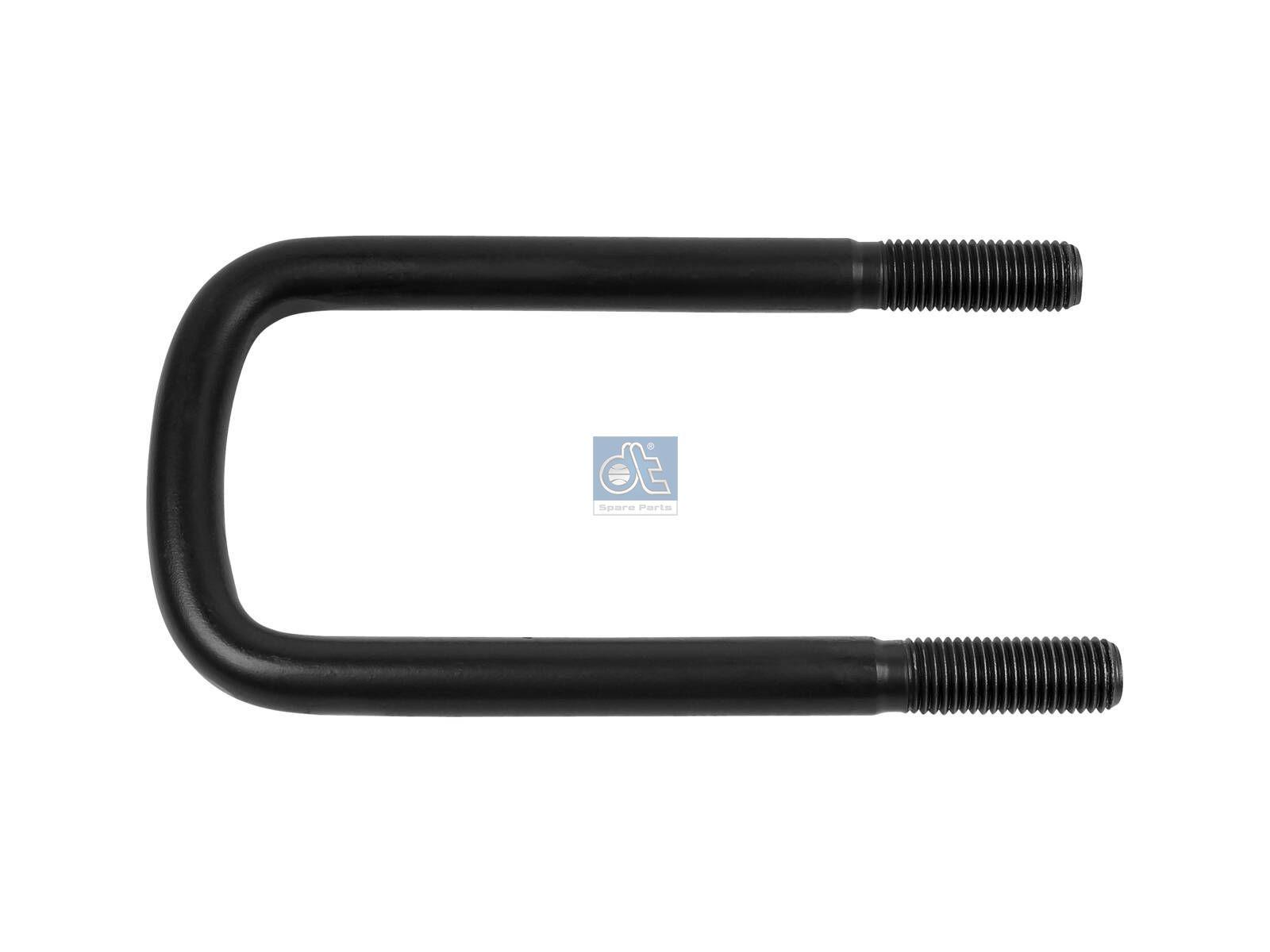 DT Spare Parts 1.25352 U-Bolzen, r: 15 mm, R: 150 mm, M20 x 2,5, LTh: 60 mm, L: 225 mm, w: 93 mm, 10.9 passend für Scania