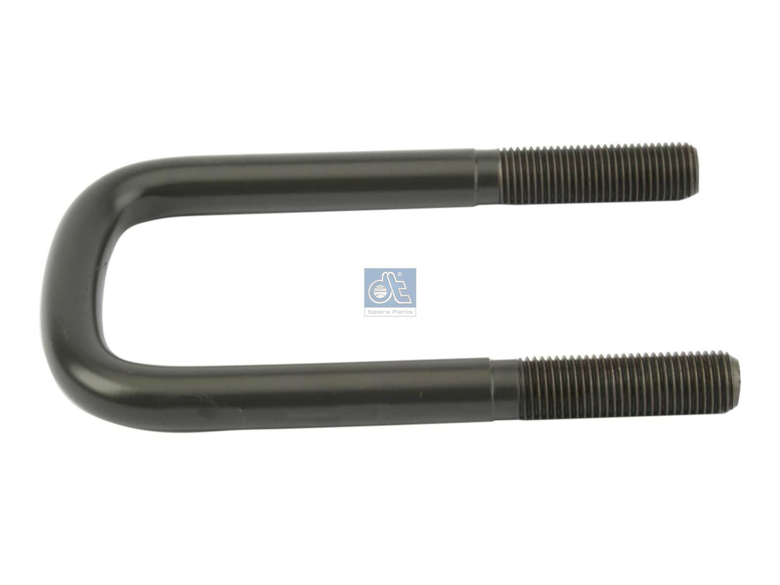 DT Spare Parts 1.25361 U-Bolzen, r: 15 mm, R: 150 mm, M22 x 2,5, LTh: 70 mm, L: 215 mm, w: 93 mm, 10.9 passend für Scania