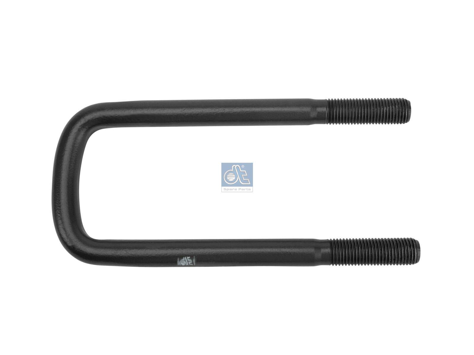 DT Spare Parts 1.25364 U-Bolzen, r: 15 mm, R: 119 mm, M22 x 2,5, LTh: 70 mm, L: 270 mm, w: 93 mm passend für Scania