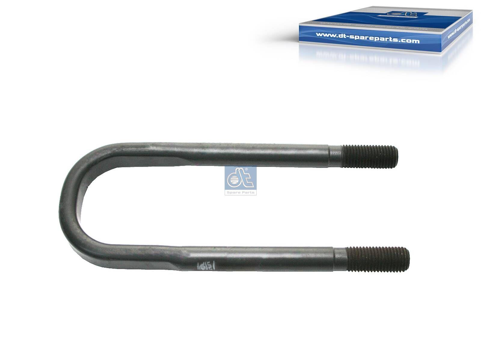 DT Spare Parts 1.25417 U-Bolzen, r: 40 mm, M24 x 3, LTh: 54 mm, L: 311 mm, w: 98 mm, S: 18 mm, 10.9 passend für Scania