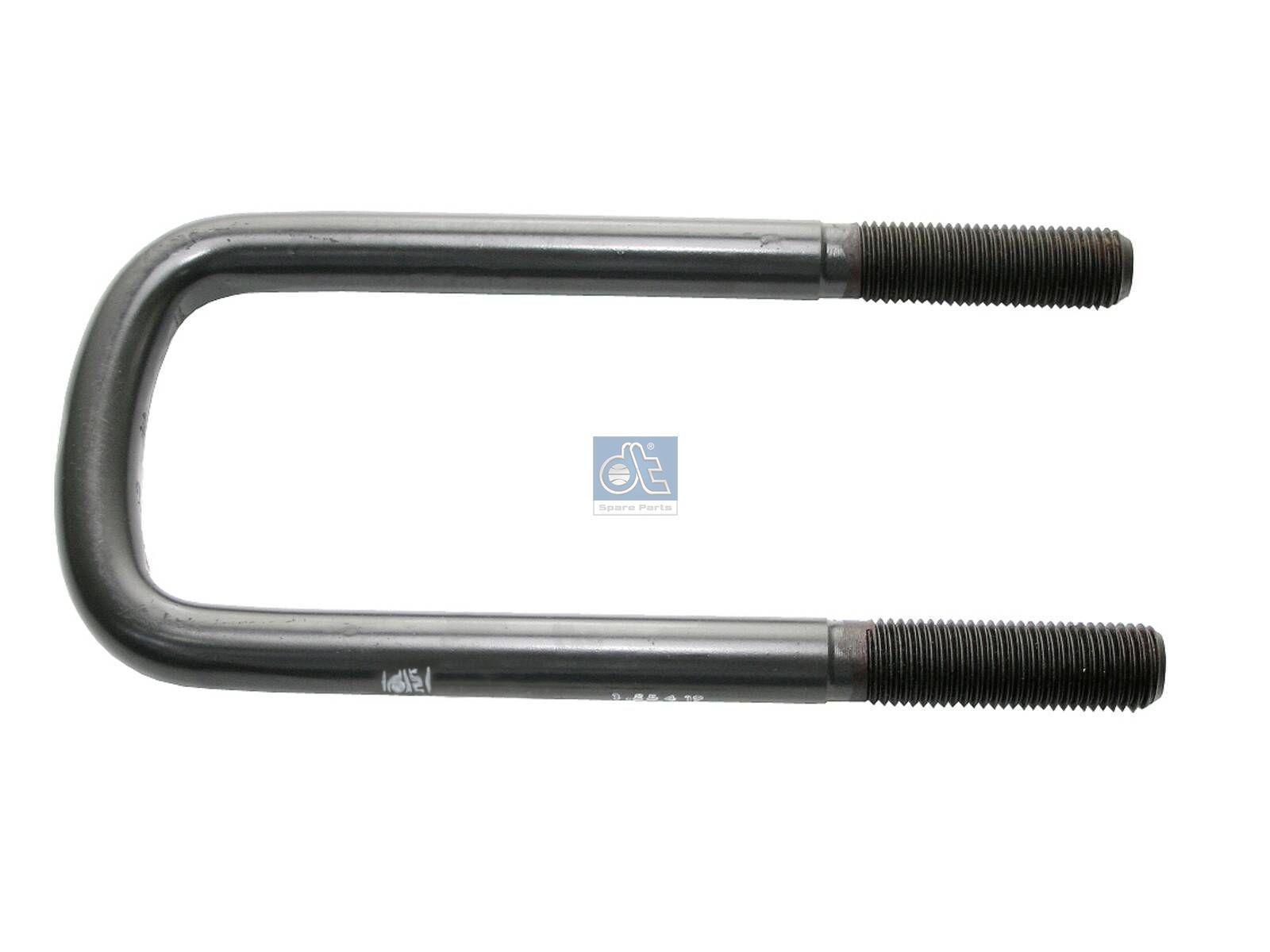 DT Spare Parts 1.25419 U-Bolzen, r: 15 mm, R: 150 mm, M22 x 2,5, LTh: 70 mm, L: 256 mm, w: 93 mm passend für Scania
