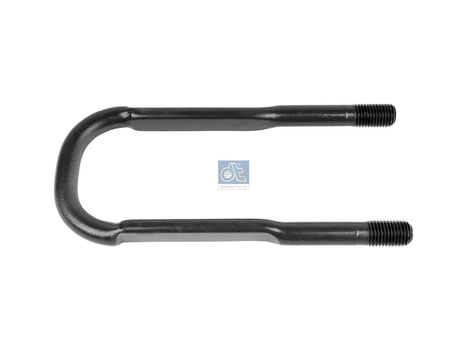 DT Spare Parts 1.25421 U-Bolzen, r: 40 mm, M24 x 3, LTh: 40 mm, L1: 308 mm, L2: 138 mm, L3: 125 mm, w: 105 mm, S: 22 mm passend für Scania