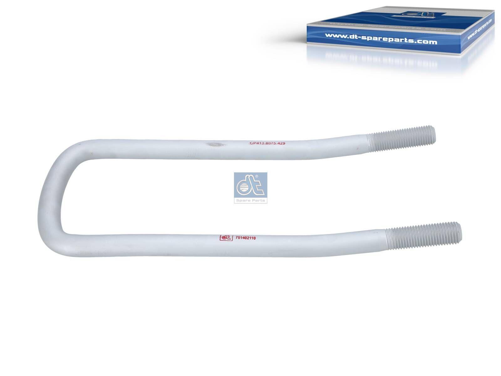 DT Spare Parts 1.25429 U-Bolzen, Oberfläche: geometisiert passend für Scania