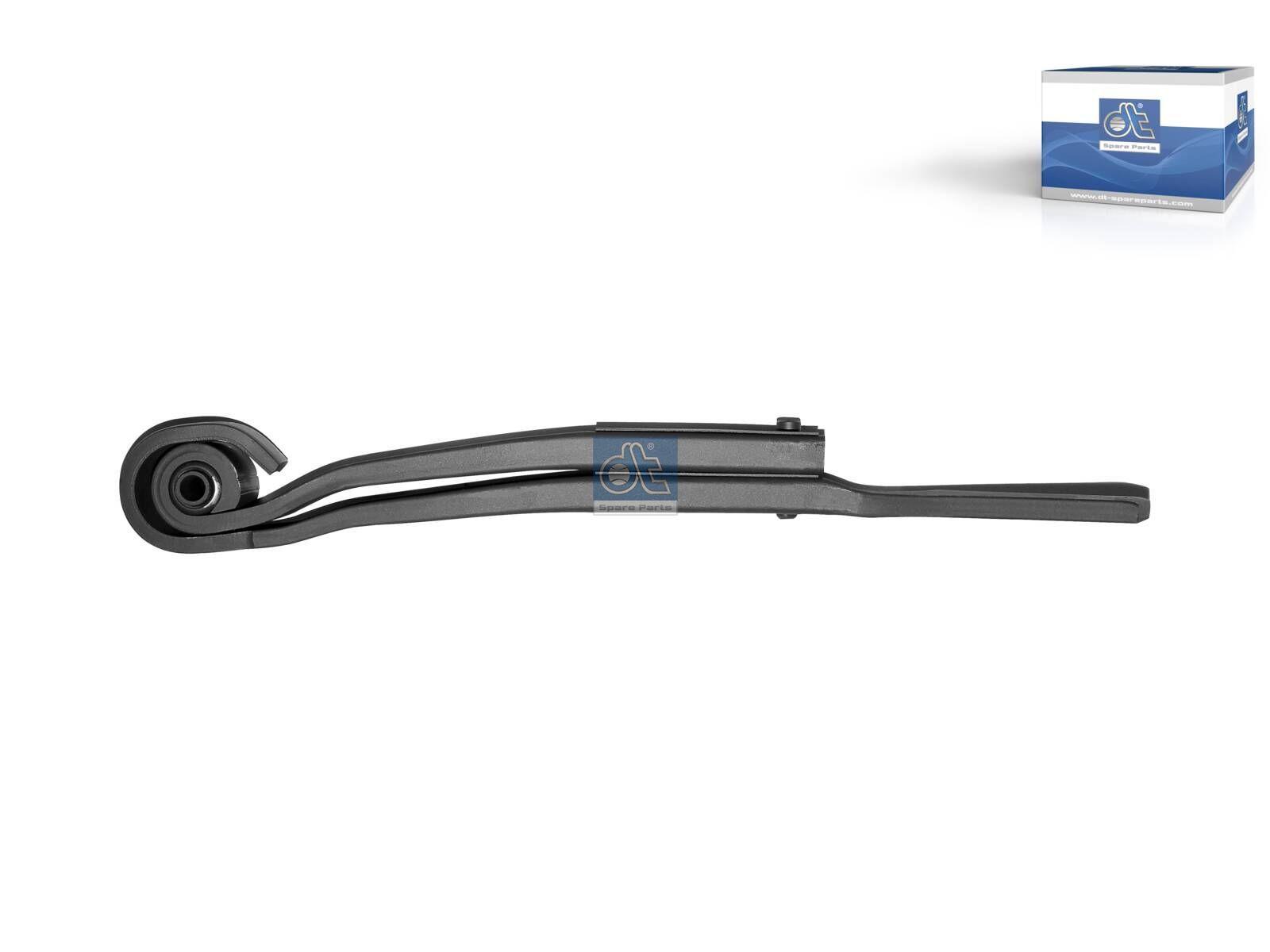 DT Spare Parts 1.25852 Blattfeder, rechts, L: 1117 mm, W: 100 mm, H: 97 mm, 1x47 + 1x44 passend für Scania