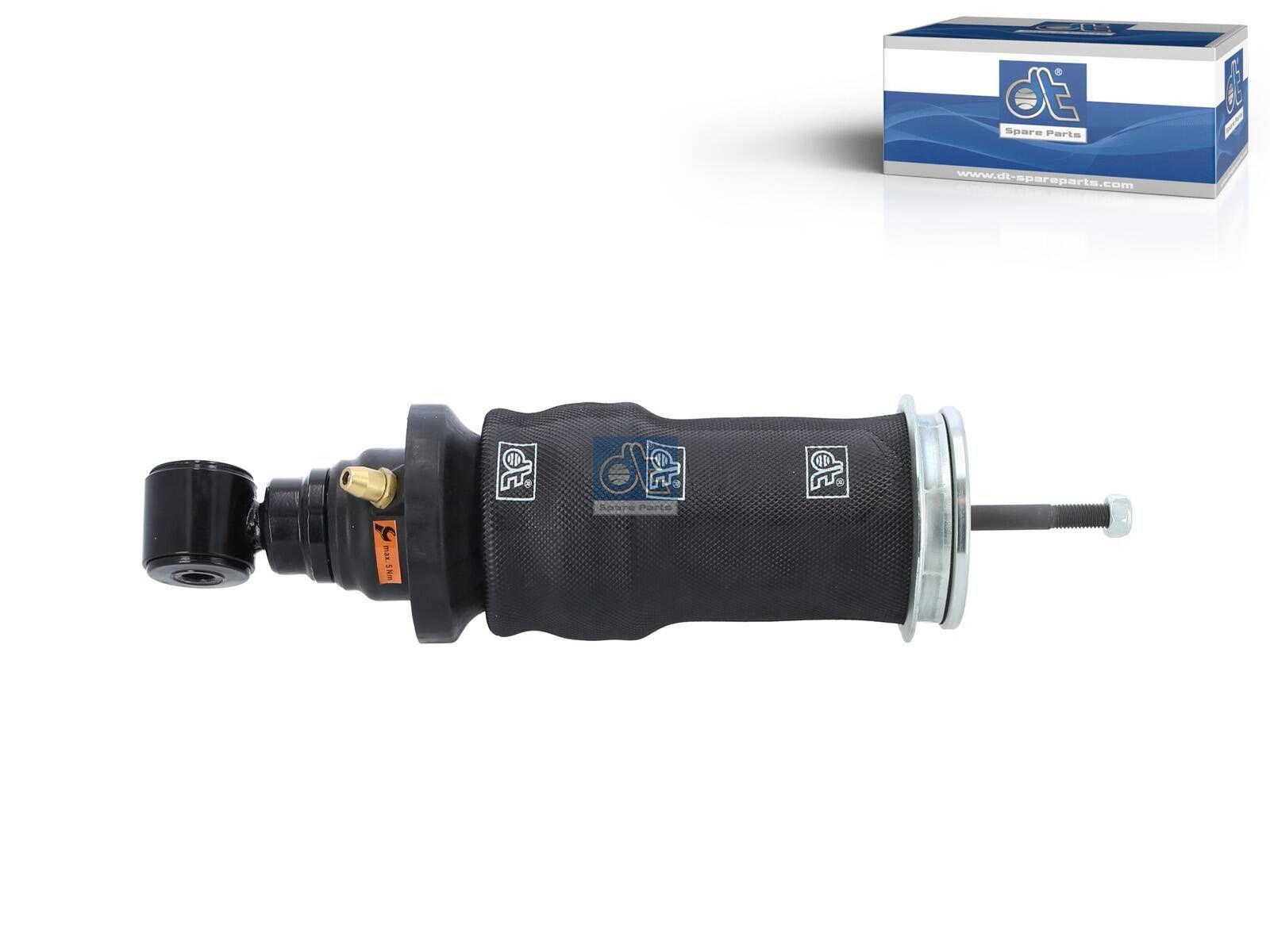 DT Spare Parts 1.25975 Kabinenstoßdämpfer, mit Luftbalg, D1: 44,5 mm, D2: 13 mm, b: 14 mm, M12 x 1,75, Lmin: 231 mm, Lmax: 331 mm passend für Scania