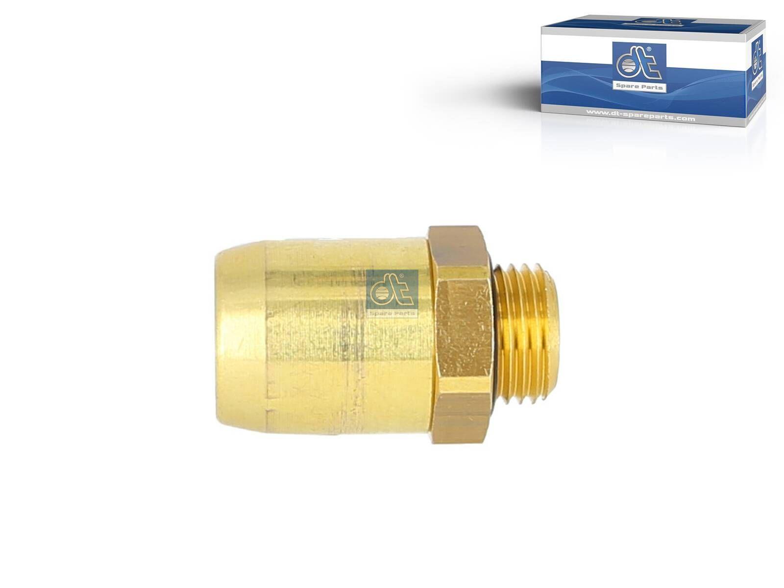 DT Spare Parts 1.26127 Rohrverschraubung, D: 12 mm, M16 x 1,5 passend für Scania