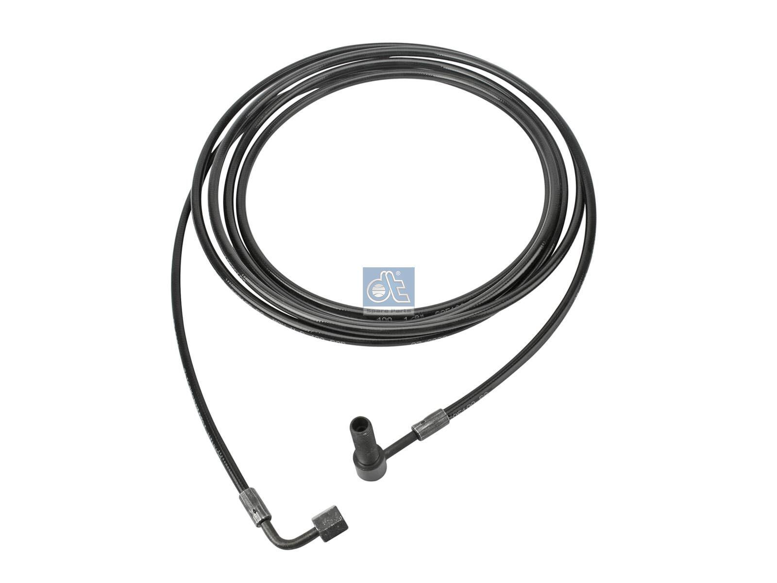 DT Spare Parts 1.28159 Schlauchleitung, Fahrerhauskippung, M12 x 1.5, L: 3750 mm, 230 bar passend für Scania