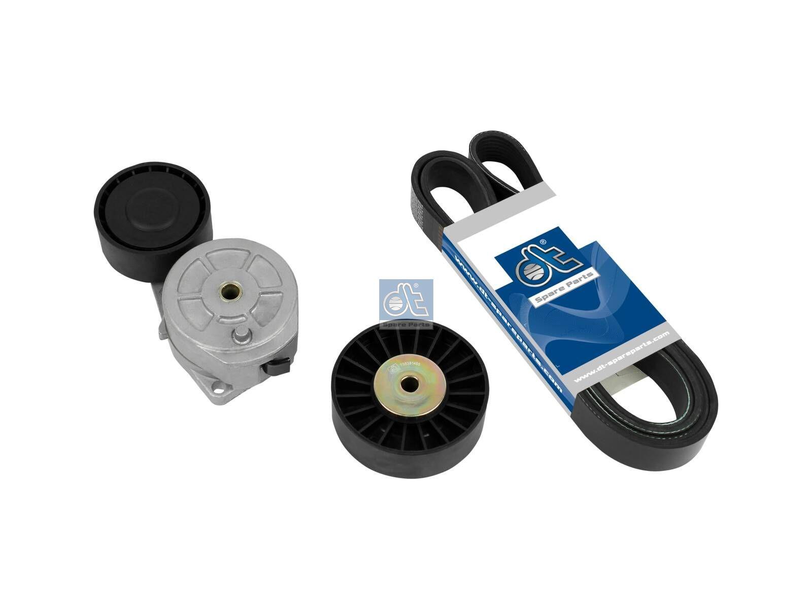 DT Spare Parts 1.31187 Riemenspanner, komplett, mit Keilrippenriemen, 8 PK, L: 2135 mm passend für Scania