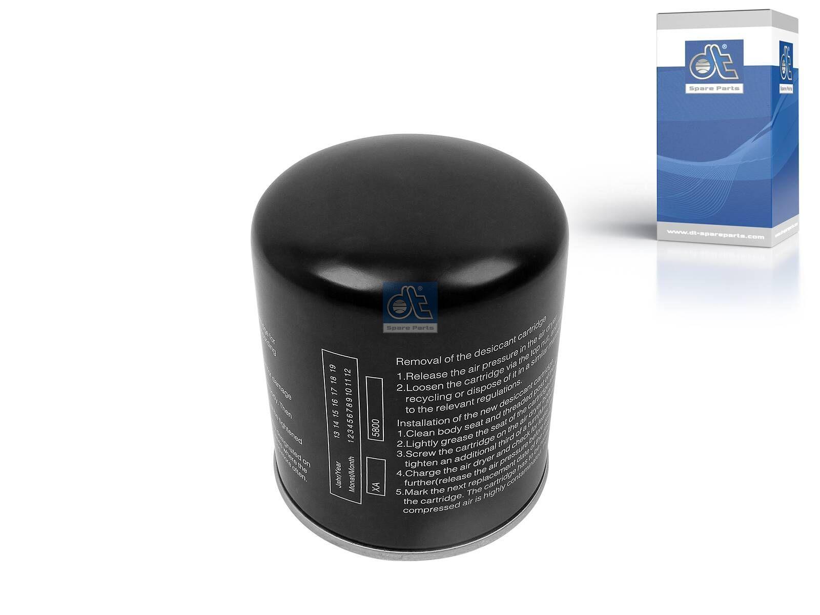 DT Spare Parts 1.31809 Lufttrocknerpatrone, D: 143 mm, M39 x 1,5R, H: 167 mm passend für Multimarken