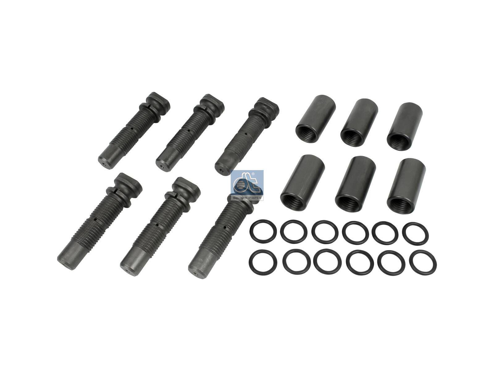 DT Spare Parts 1.32546 Federbolzensatz, M36 x 4, SW: 34, L: 168 mm passend für Scania