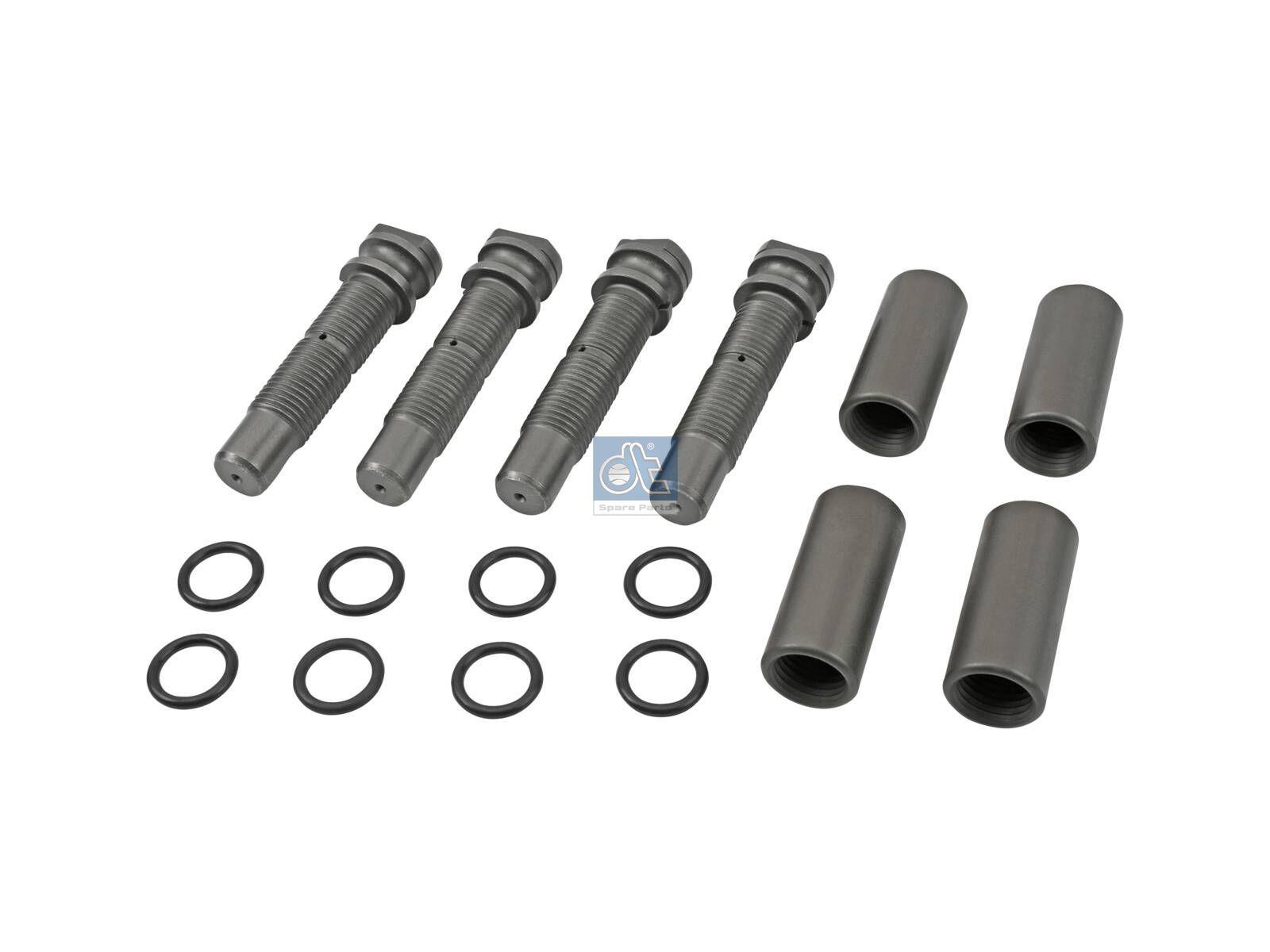 DT Spare Parts 1.32547 Federbolzensatz, M36 x 4, SW: 34, L: 181 mm passend für Scania