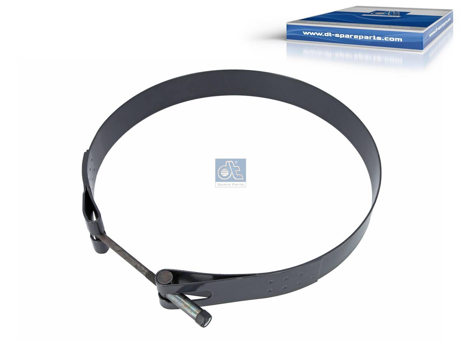 DT Spare Parts 1.48301 Spannband, Lufttank, D: 310 mm, L: 1060 mm, W: 40 mm passend für Scania